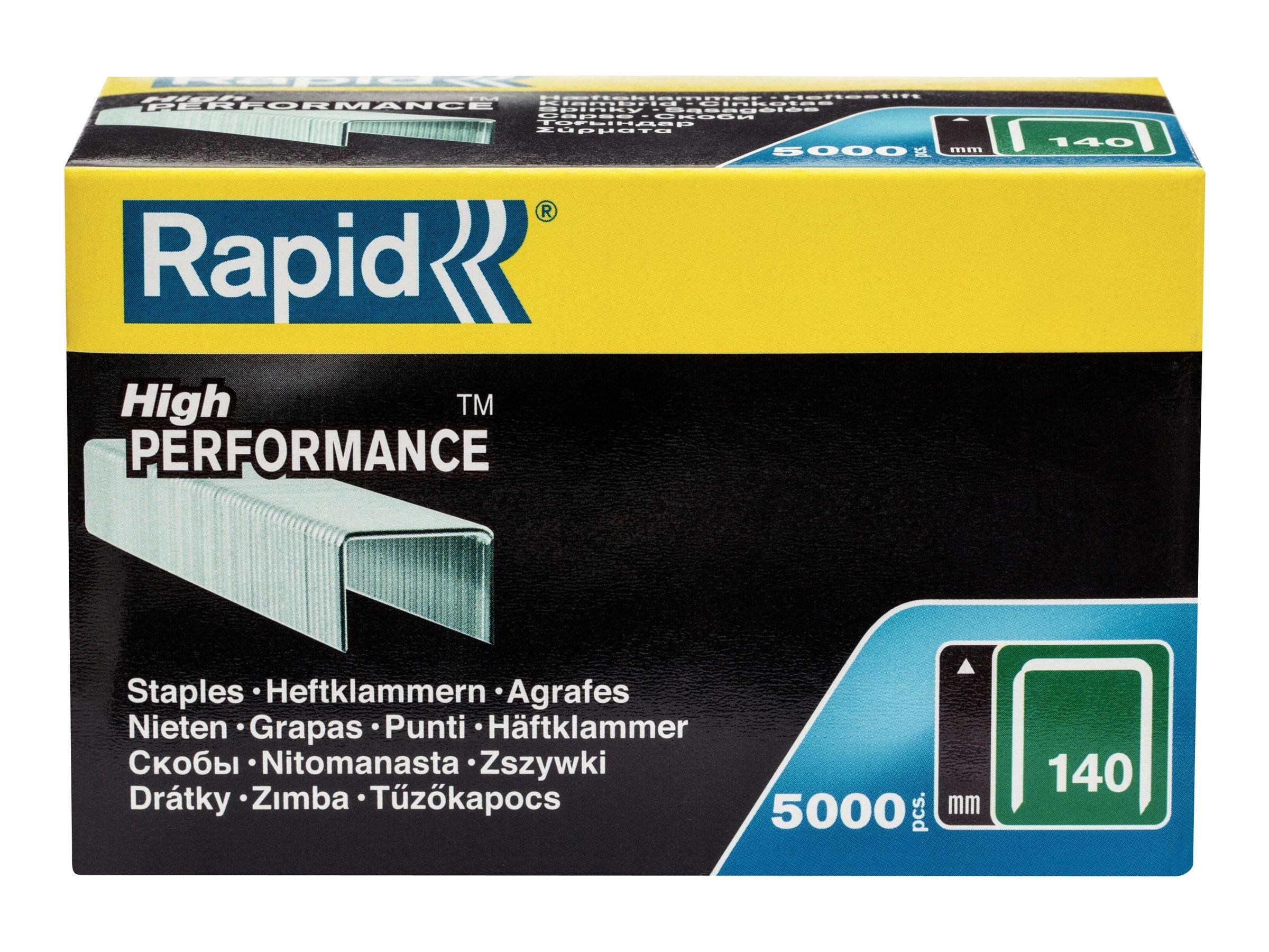 Rapid - Staples - No. 140 - 10 mm - Pack of 5000 - Locher Und Tacker