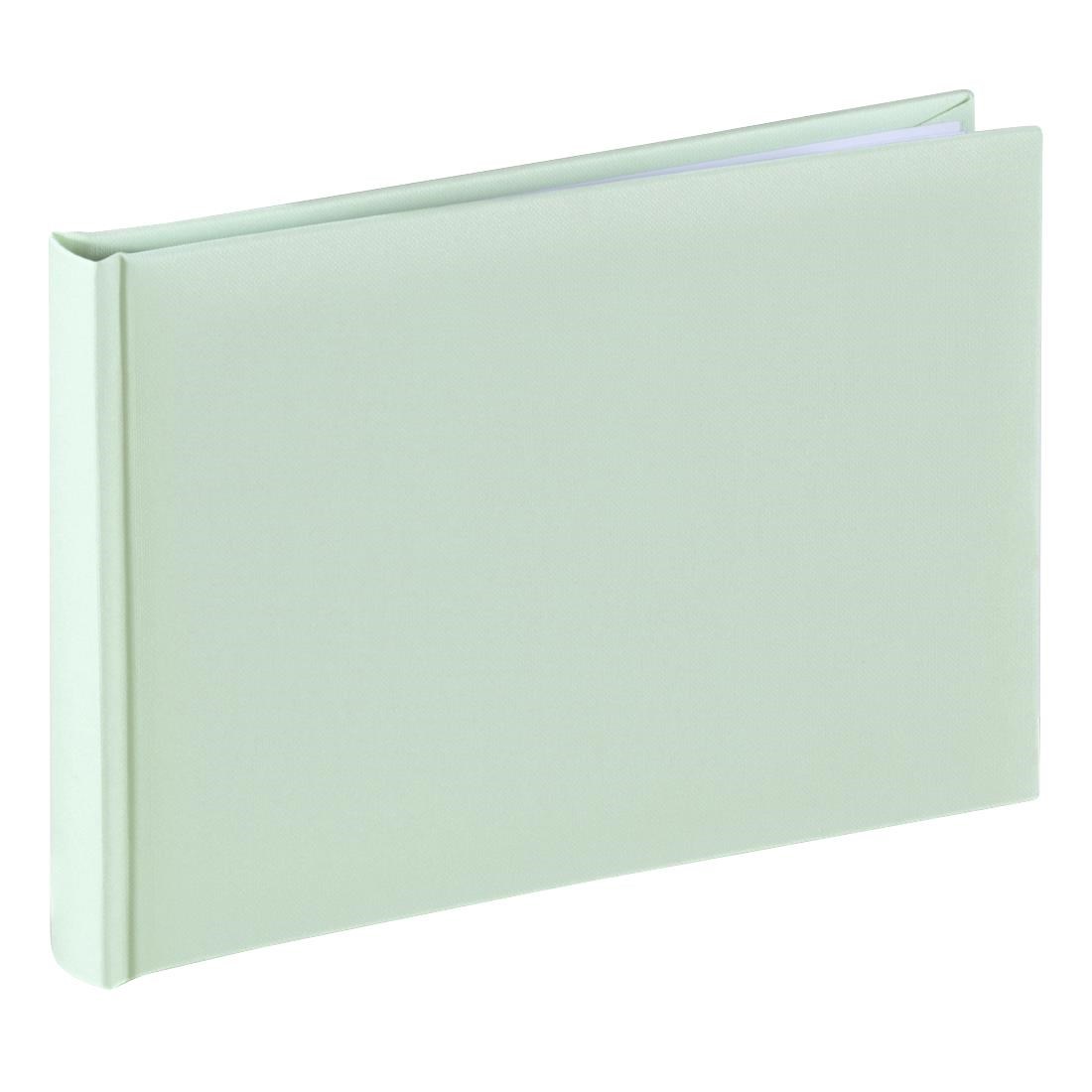 Hama "Fine Art" Bookbound Album 24x17 cm 36 White Pages Lime Green - Fotoalbum Archivierung 2730