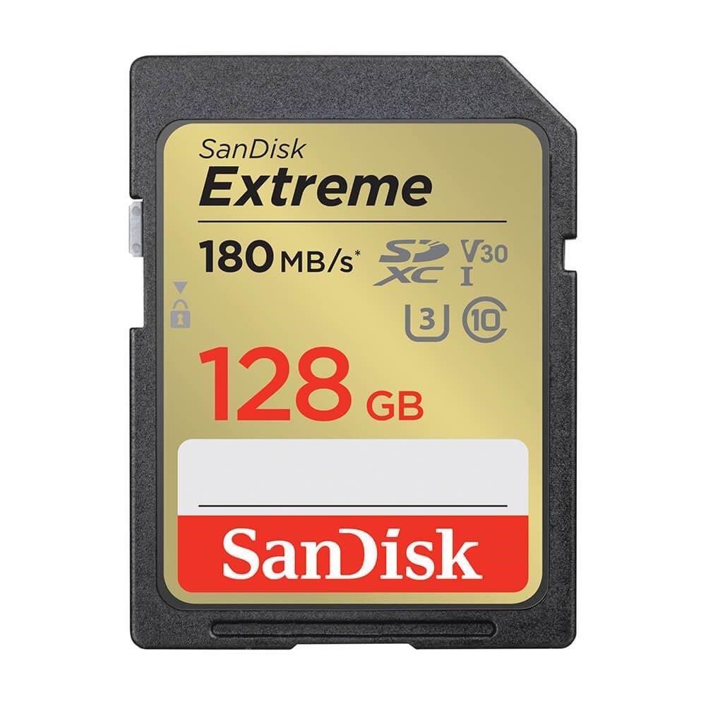 Sandisk Extreme SD - 180mb/s - 128gb - Speicherkarten