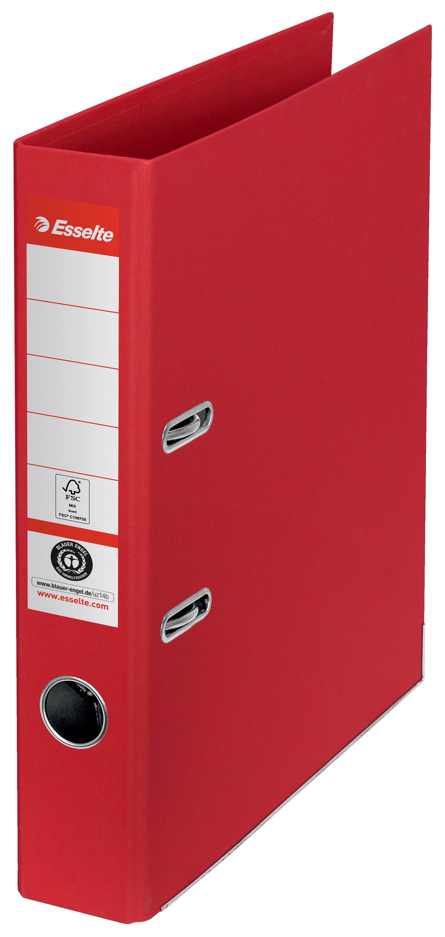 Esselte No. 1 Ordner, 100% Recycling-karton, Rot - Briefordner Und Ringmappen