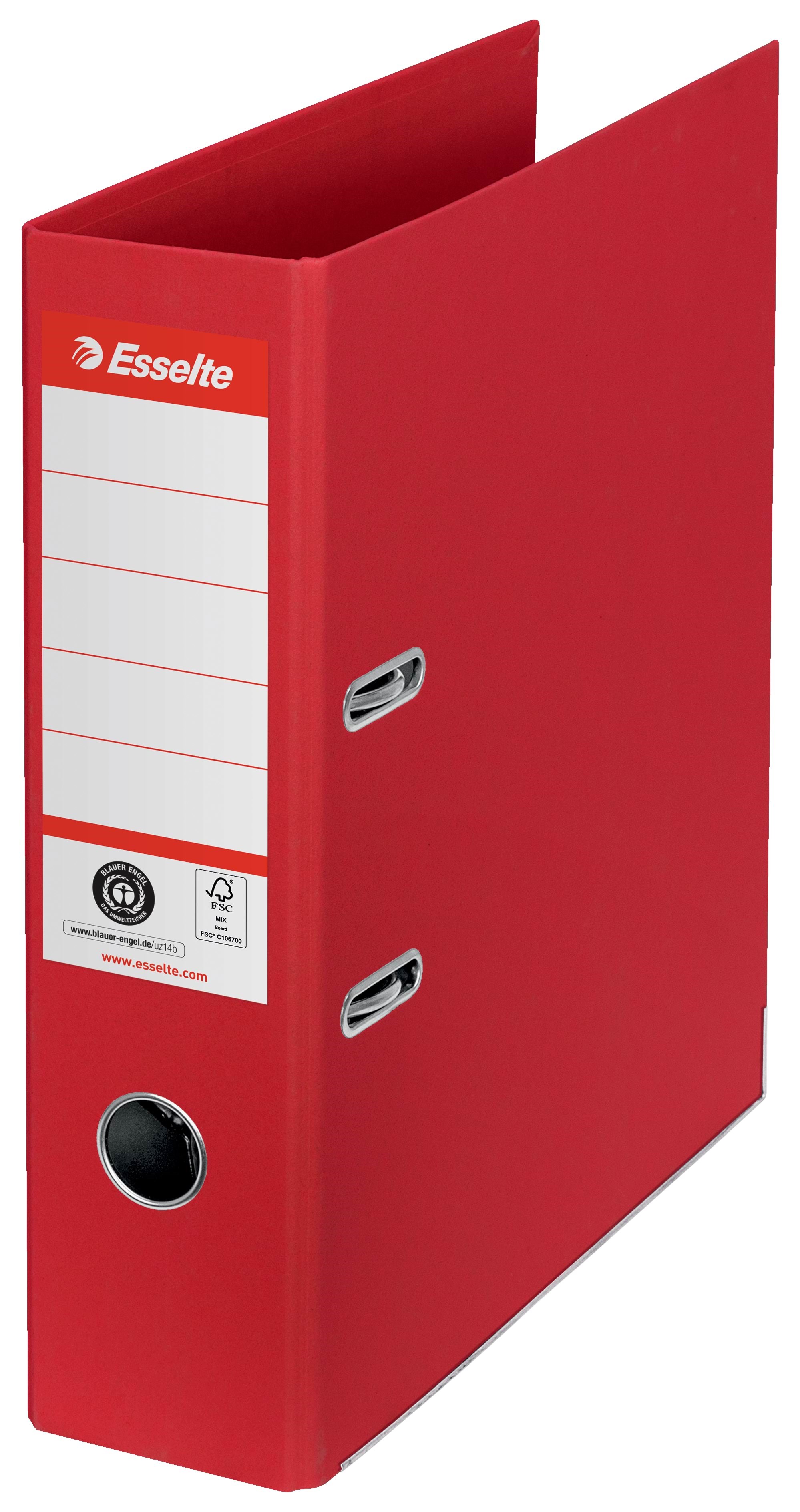 Esselte No. 1 Ordner, 100% Recycling-karton, Rot - Briefordner Und Ringmappen 627568