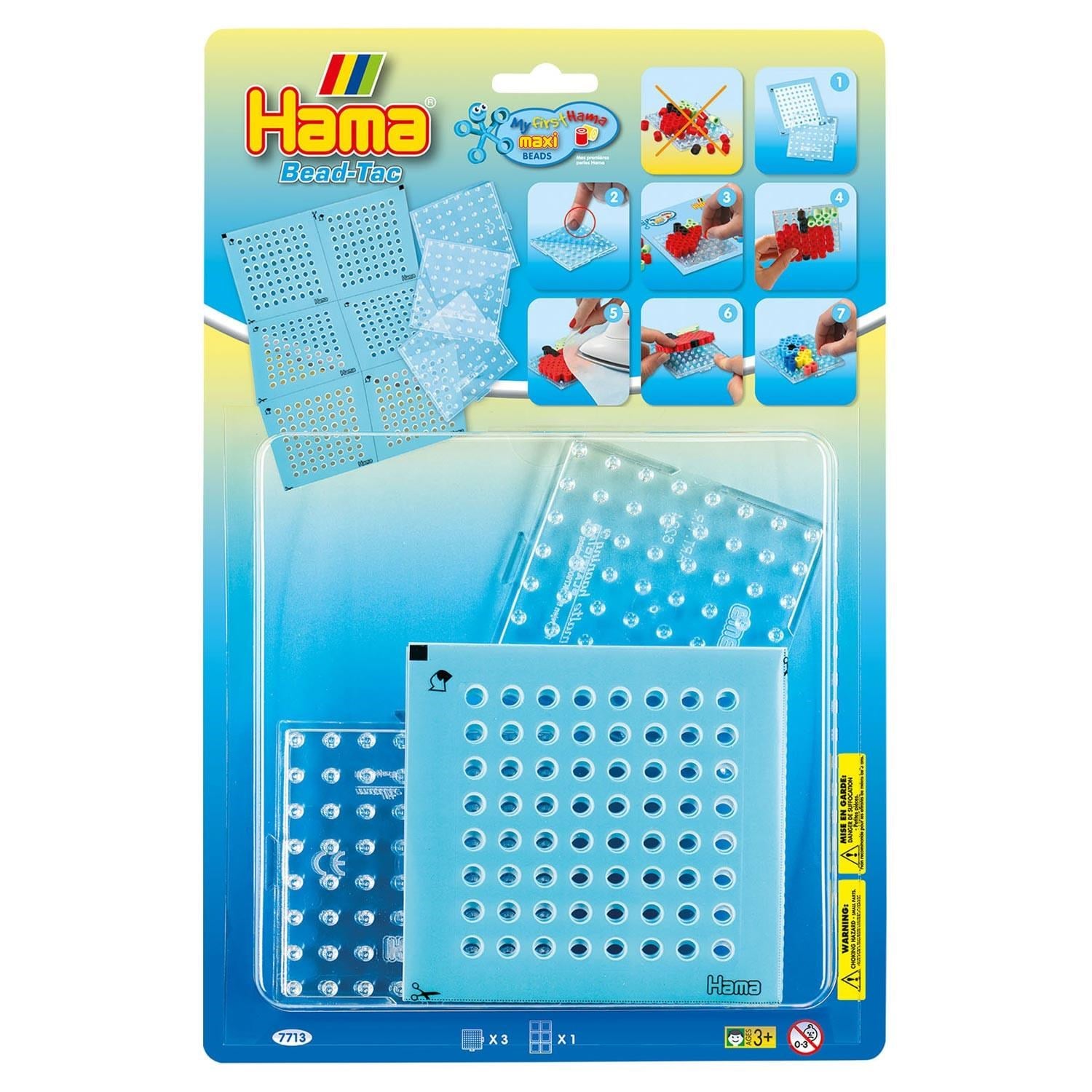 Hama Bead-tac Iron on Bead Plates Maxi 3 Pcs - Kreativ Spiele