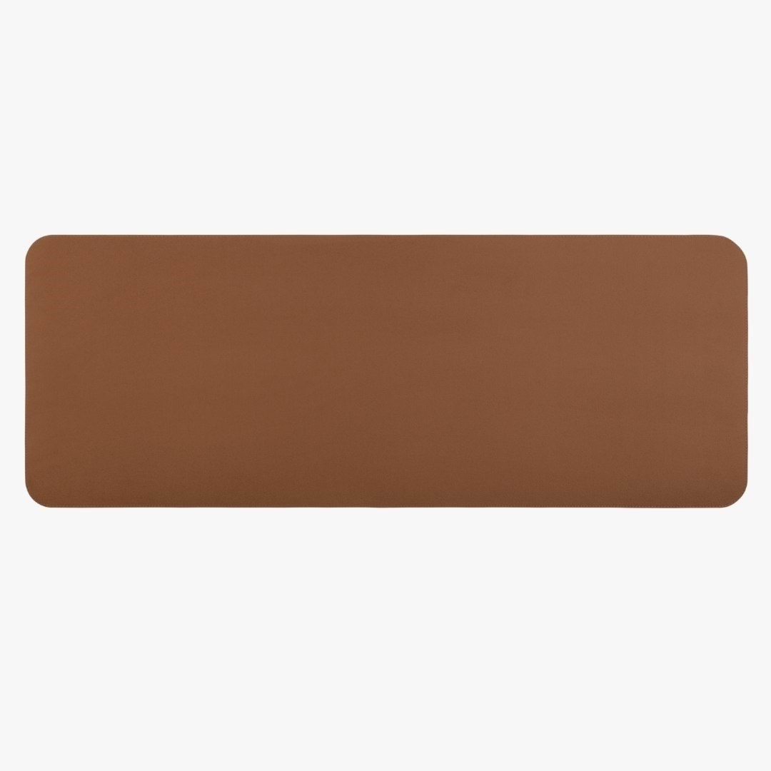Alterzone Pad Desktop Nachhaltige Vegane Lederoberfläche, Cognac Brown - Mauspads Zubehoer
