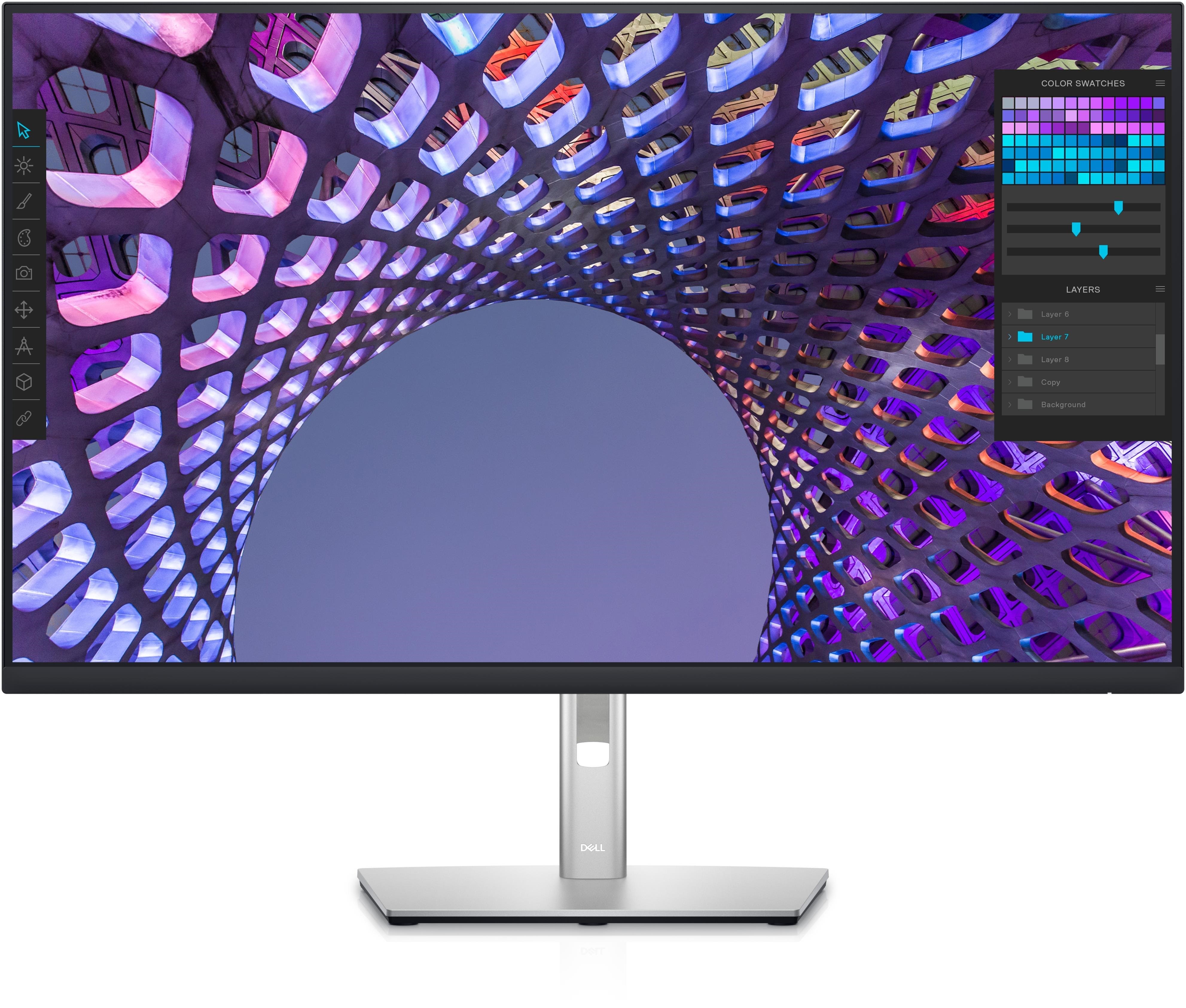 31.5" Dell P3223qe - 3840x2160 (4K) - 60hz - Ips - 90w Usb-c - Bildschirm Silver Dell-p3223qe