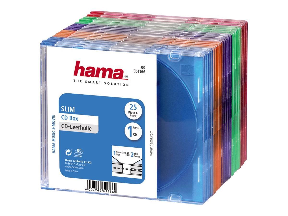 Hama Storage CD Slim Jewel Case - Speicherzubehoer