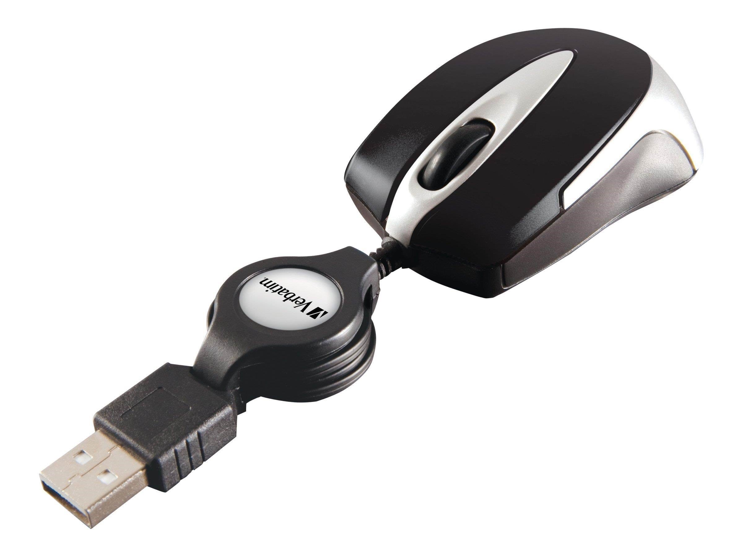 Verbatim Go Mini Travel - Maus (Schwarz)