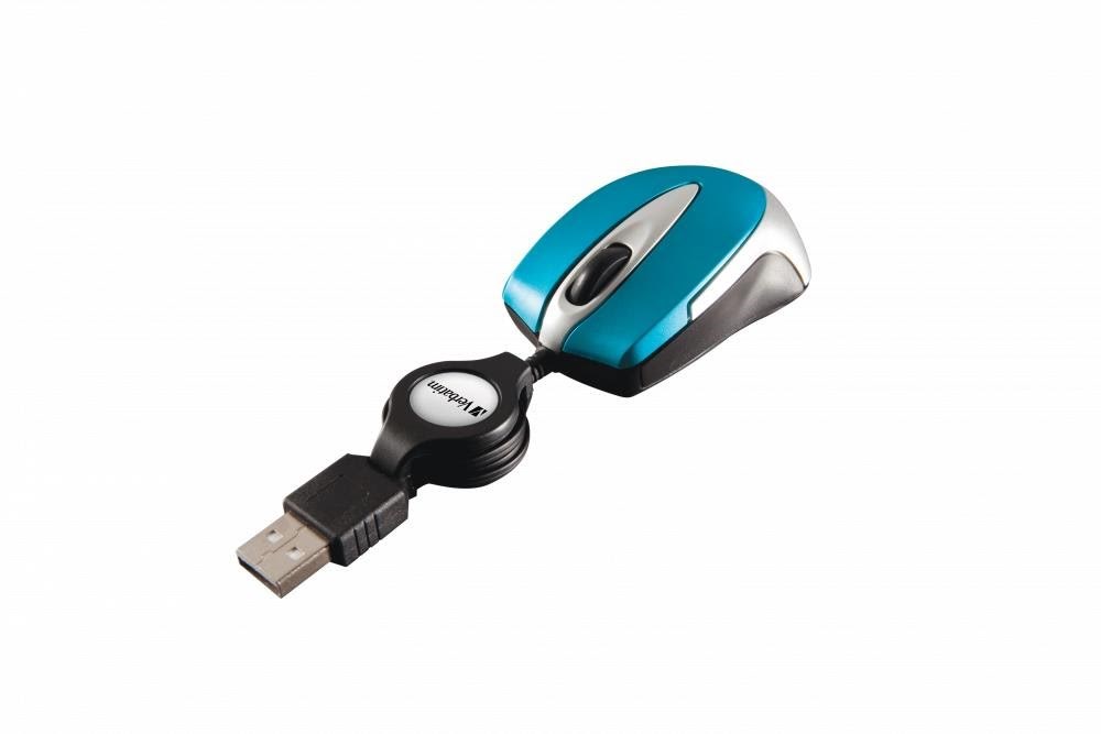Verbatim Go Mini Optical Travel - Maus (Blau) 49022