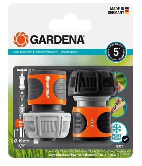 Gardena Hose Connector Set 19mm (3/4”) - Gartenbewaesserung 18275-20