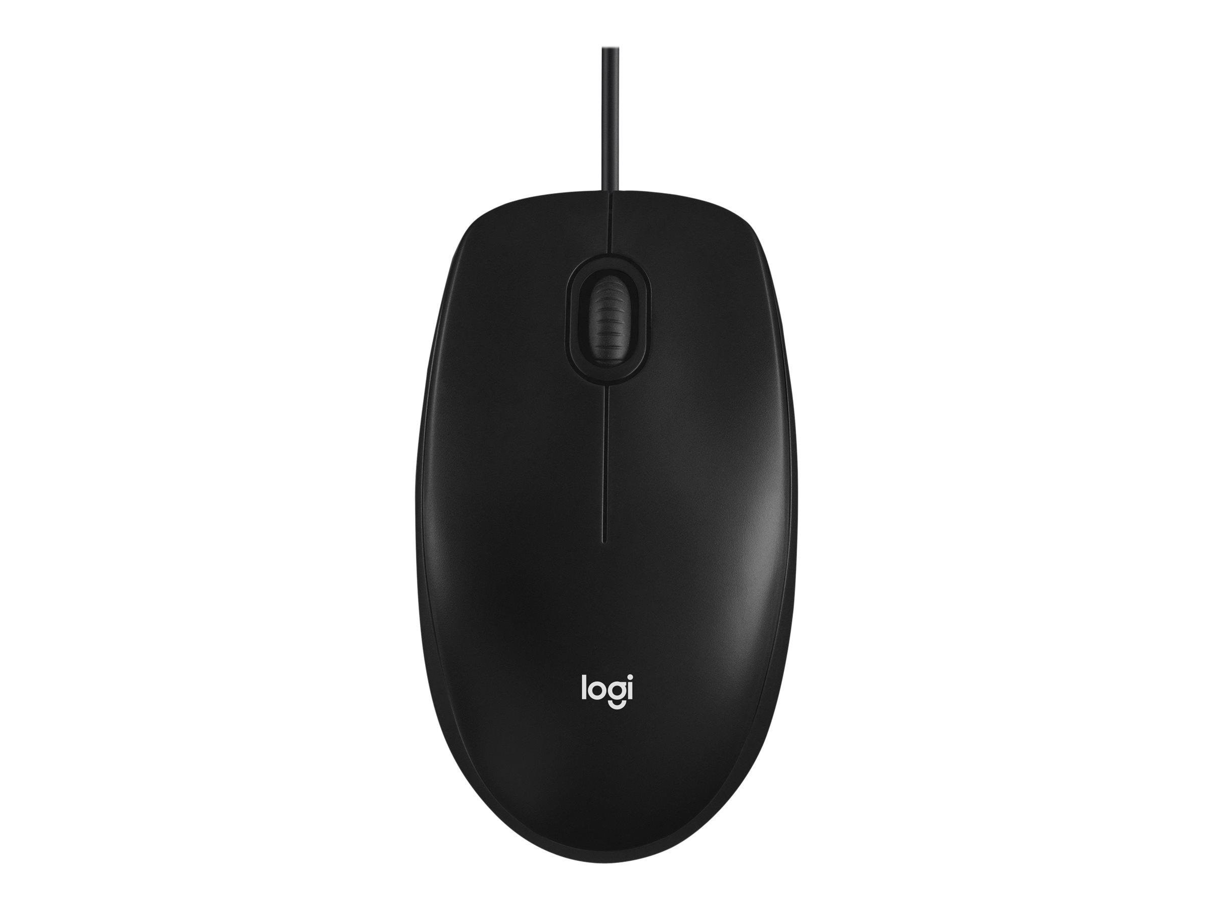 Logitech M100 Optical Mouse - Black - Maus (Schwarz) 910-006652