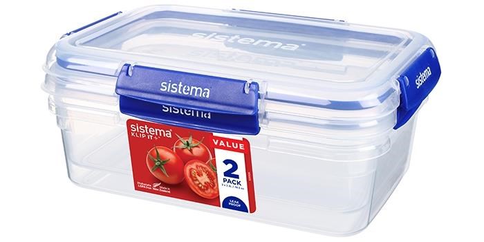 Sistema Rectangle Klip It Plus 2pack 2.2L - Kuechenzubehoer