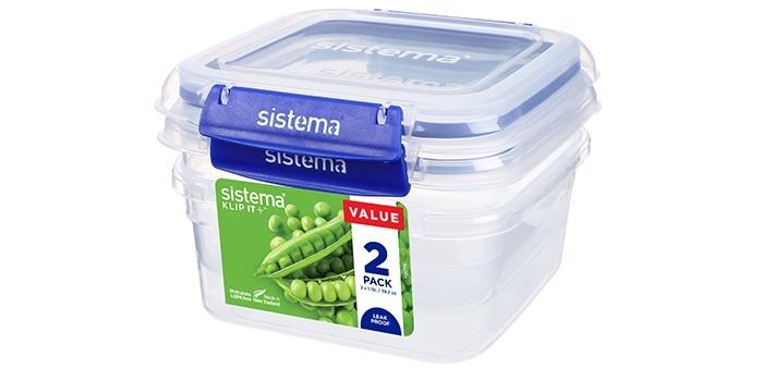 Sistema Square Klip It Plus 2pack 1.15l - Kuechenzubehoer