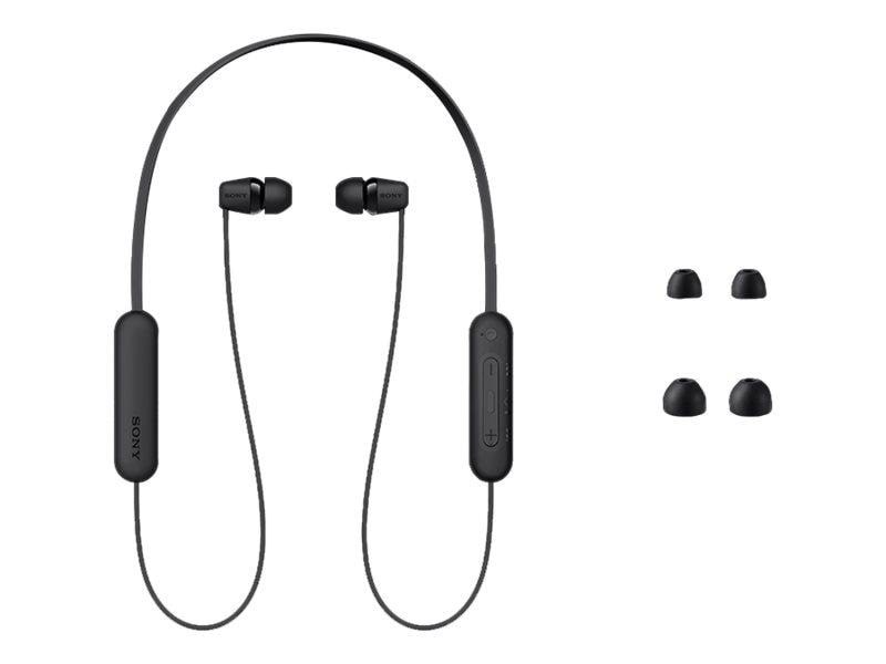 Kopfhörer - Sony Wi-c100 - Wireless In-ear Headphones - Black - Kopfhoerer/headsets Schwarz Wic100b.Ce7