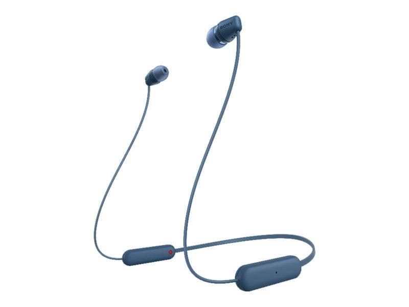Kopfhörer - Sony Wi-c100 - Wireless In-ear Headphones - Blue - Kopfhoerer/headsets Blau Wic100l.Ce7