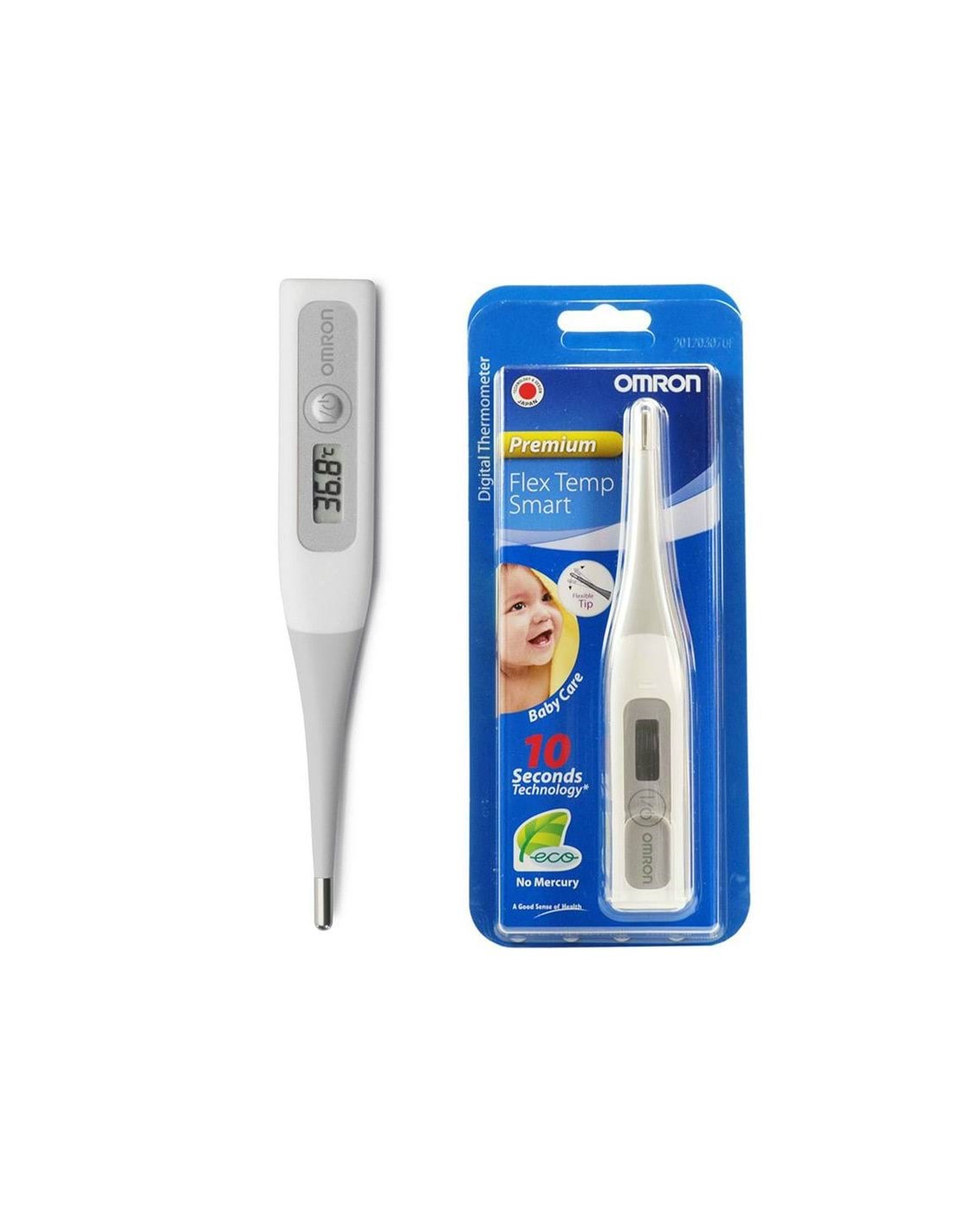 Omron Thermometer Flextemp - Smart Thermometer - Gesundheit Mc-343f-e