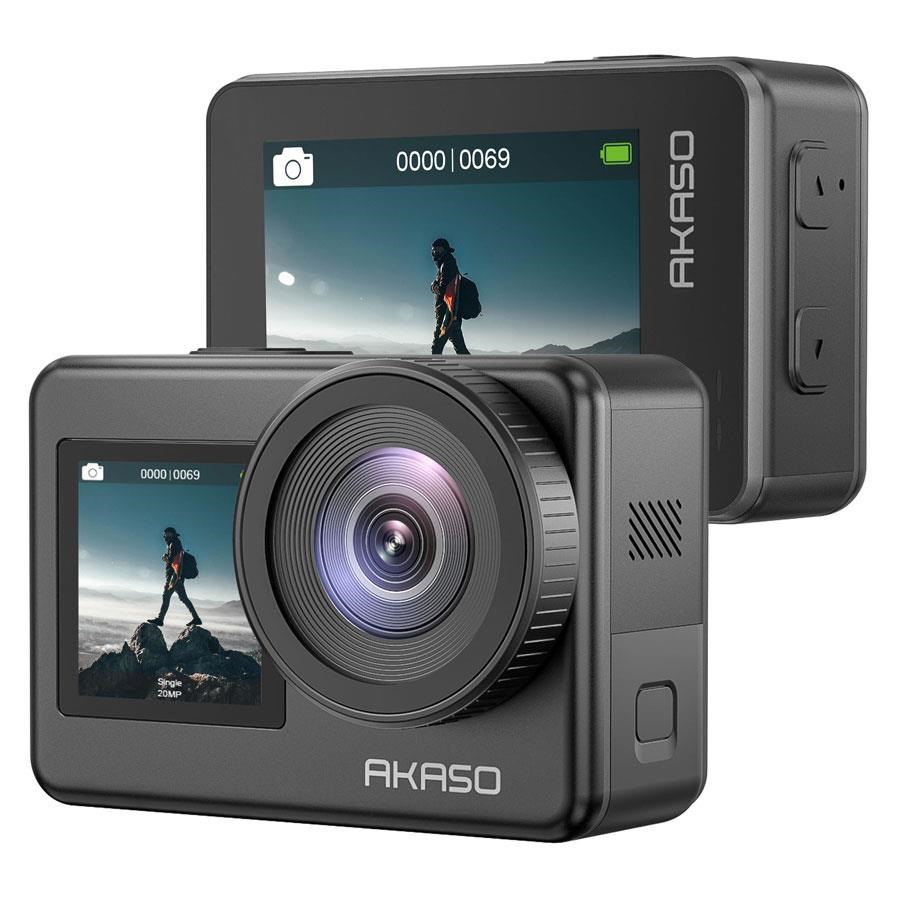 Akaso Brave 7 Dual Screen 4k/30fps Action Camera Ipx8 Waterproof - Action Kamera Syya0018-gy
