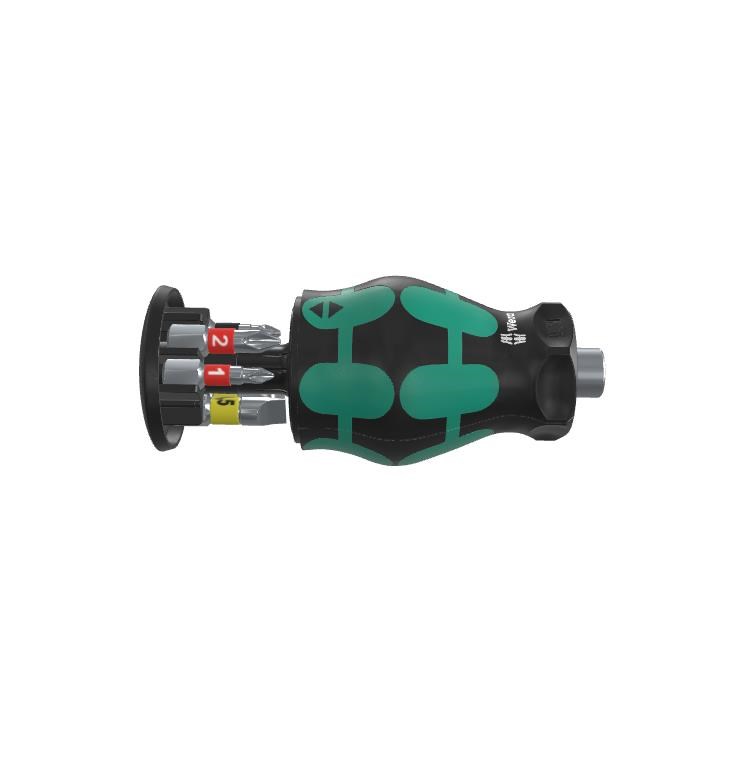 Wera Kraftform Kompakt Stubby Magazine 2 6 Pieces - Haus Garten