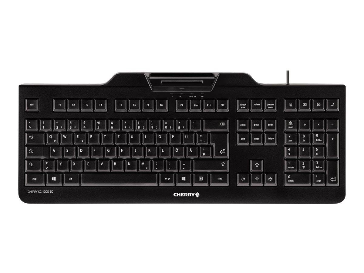 Cherry KC 1000 SC - Tastatur - Englisch (UK) - Schwarz - Tastaturen Jk-a0100gb-2