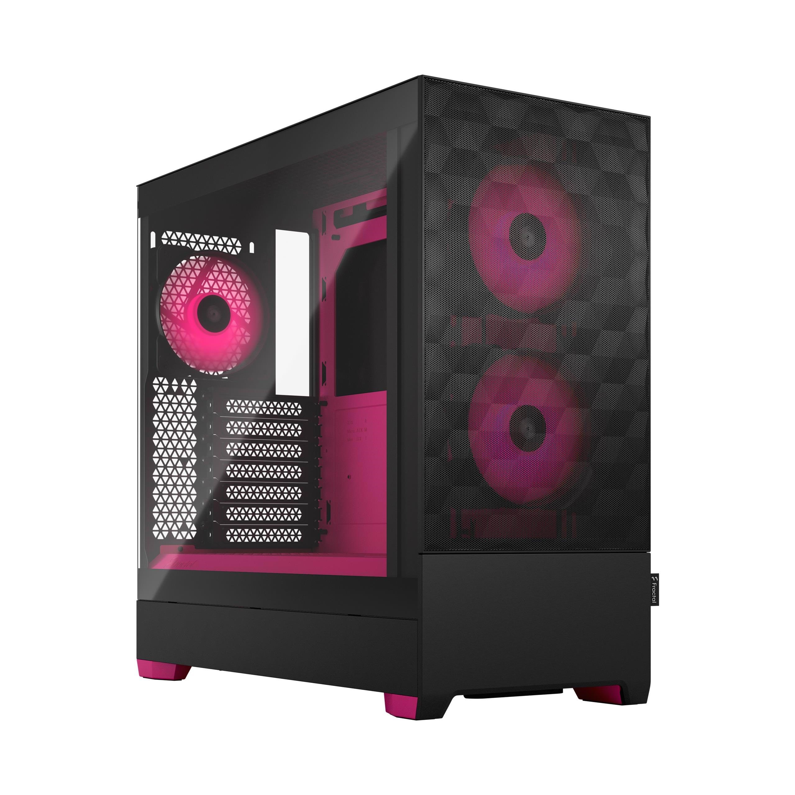 Fractal Design Pop Air Rgb - Magenta Core TG Clear Tint - Gehäuse - Miditower - Rosa - Gehaeuse Fd-c-por1a-03