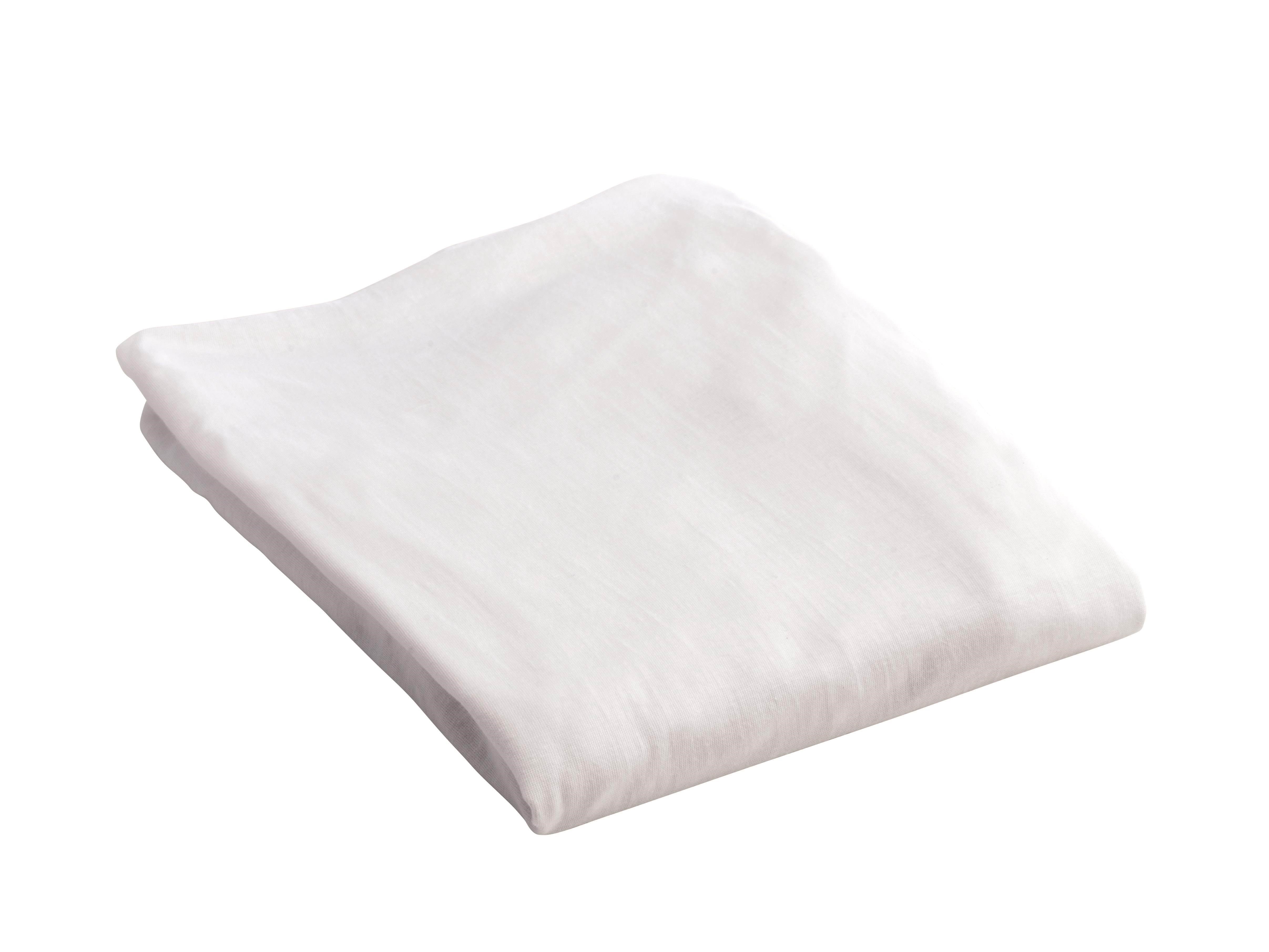 Babydan Fitted Sheet 40x96 cm White - Babypflege 1557-01