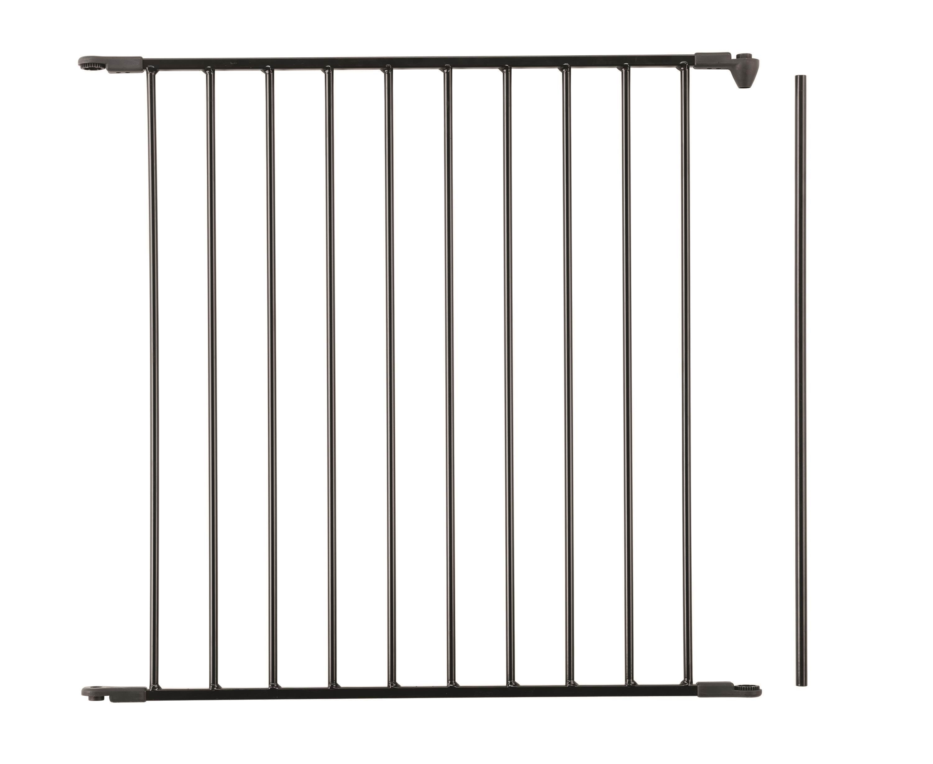 Babydan Extension Flex & Olaf Safety Gate 72 Cm/28.3" Black - Babypflege