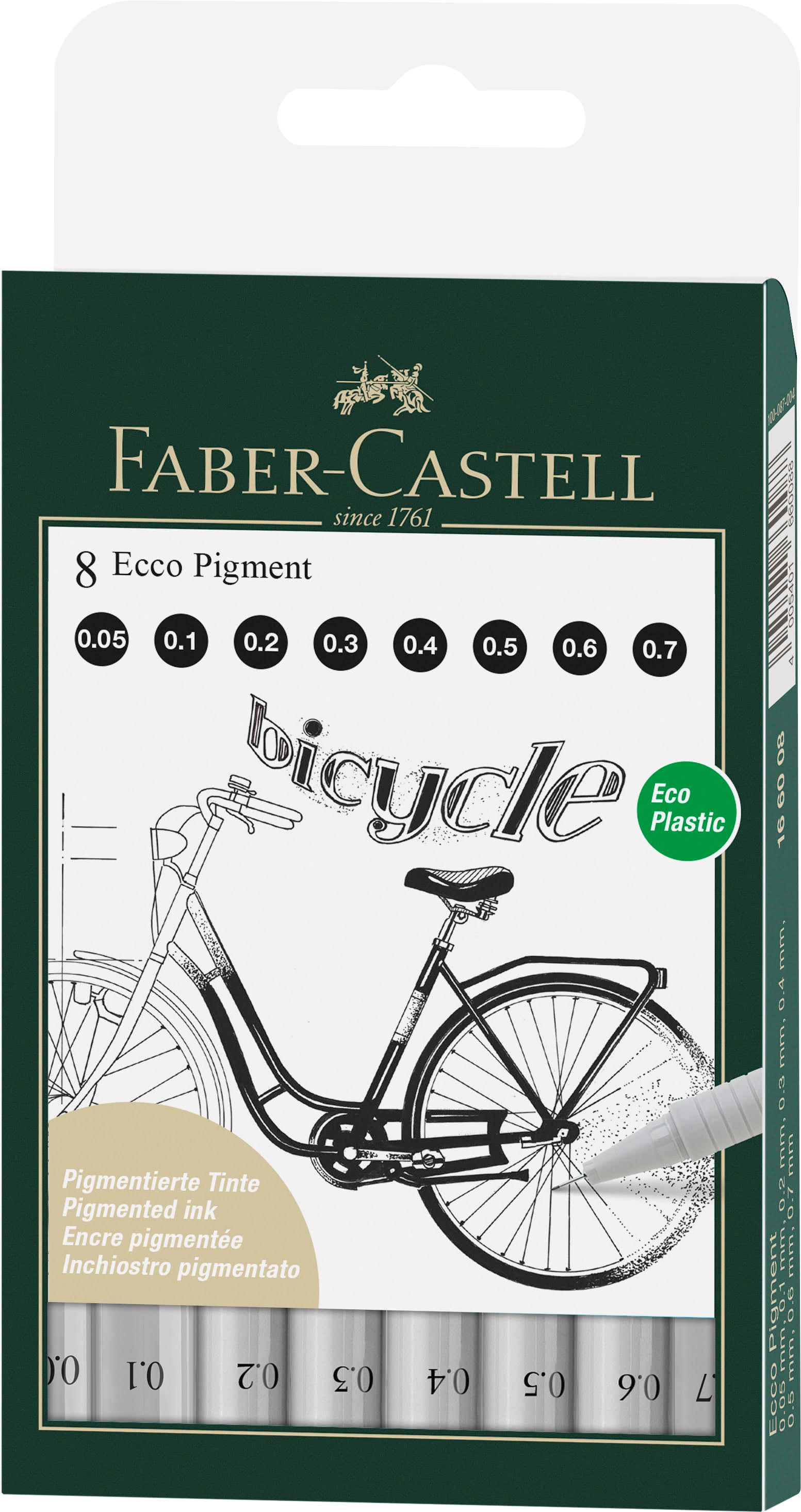 Faber-castell Tfs Ecco Pigment 0.05/1/2/3/4/5/6/7 - Utensilien Zum Schreiben Und Zeichnen