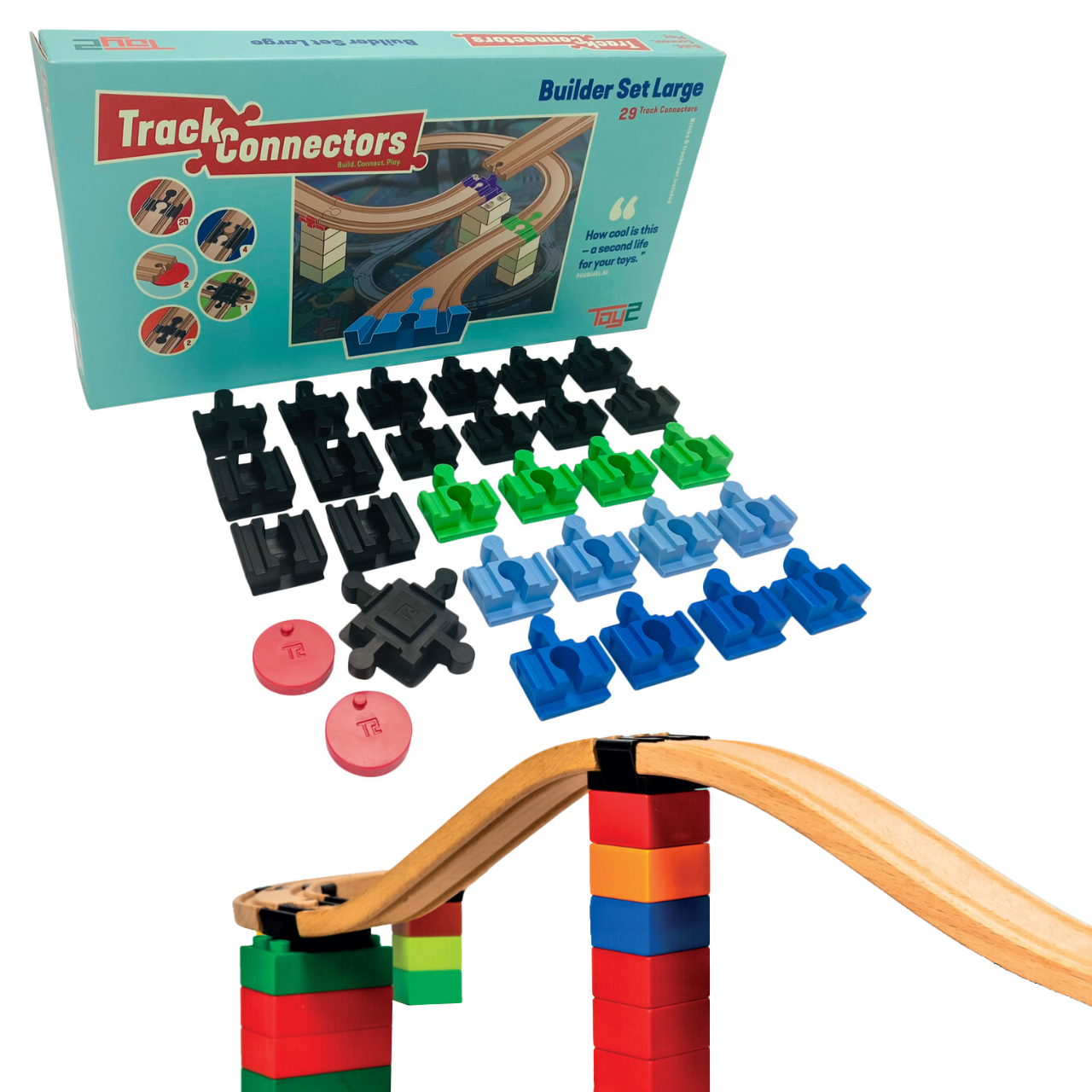 Toy2 Baumeister Paket Gross - Bausets 21003