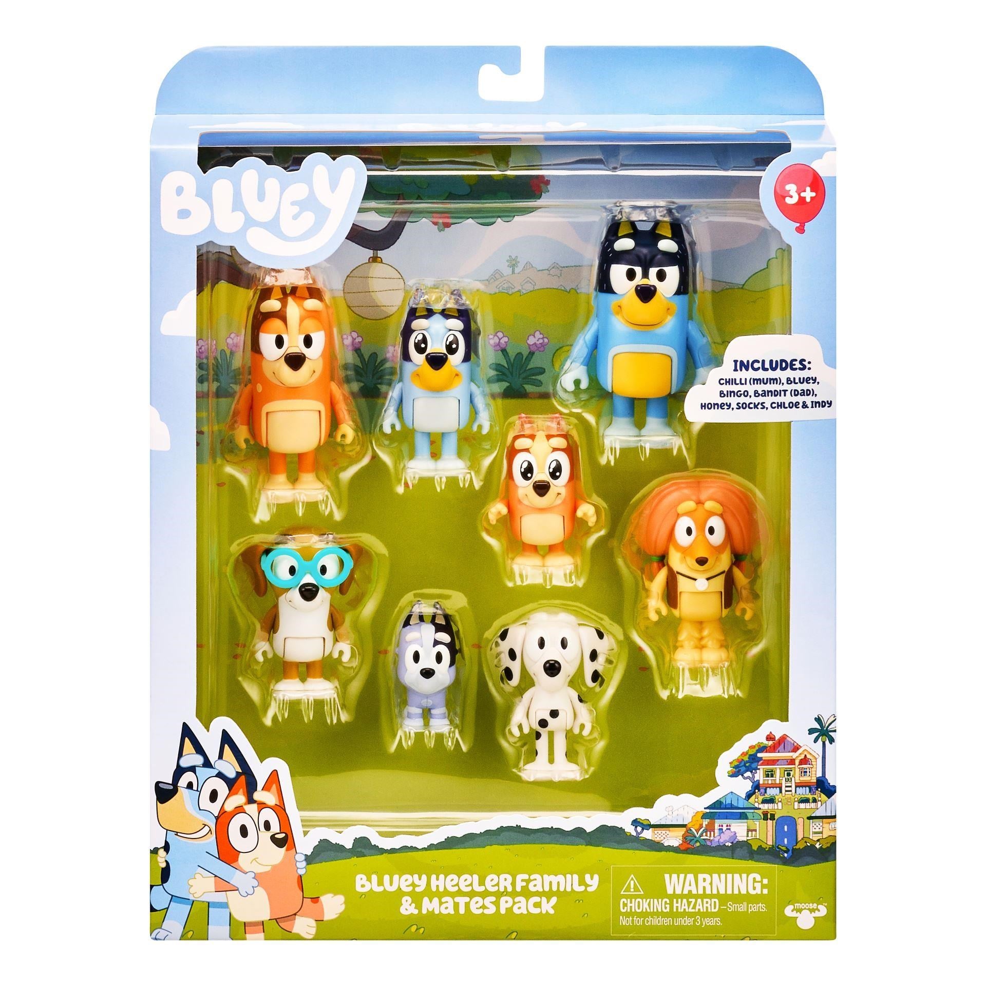 Bluey 8 Figures Multipack S3 - Figuren