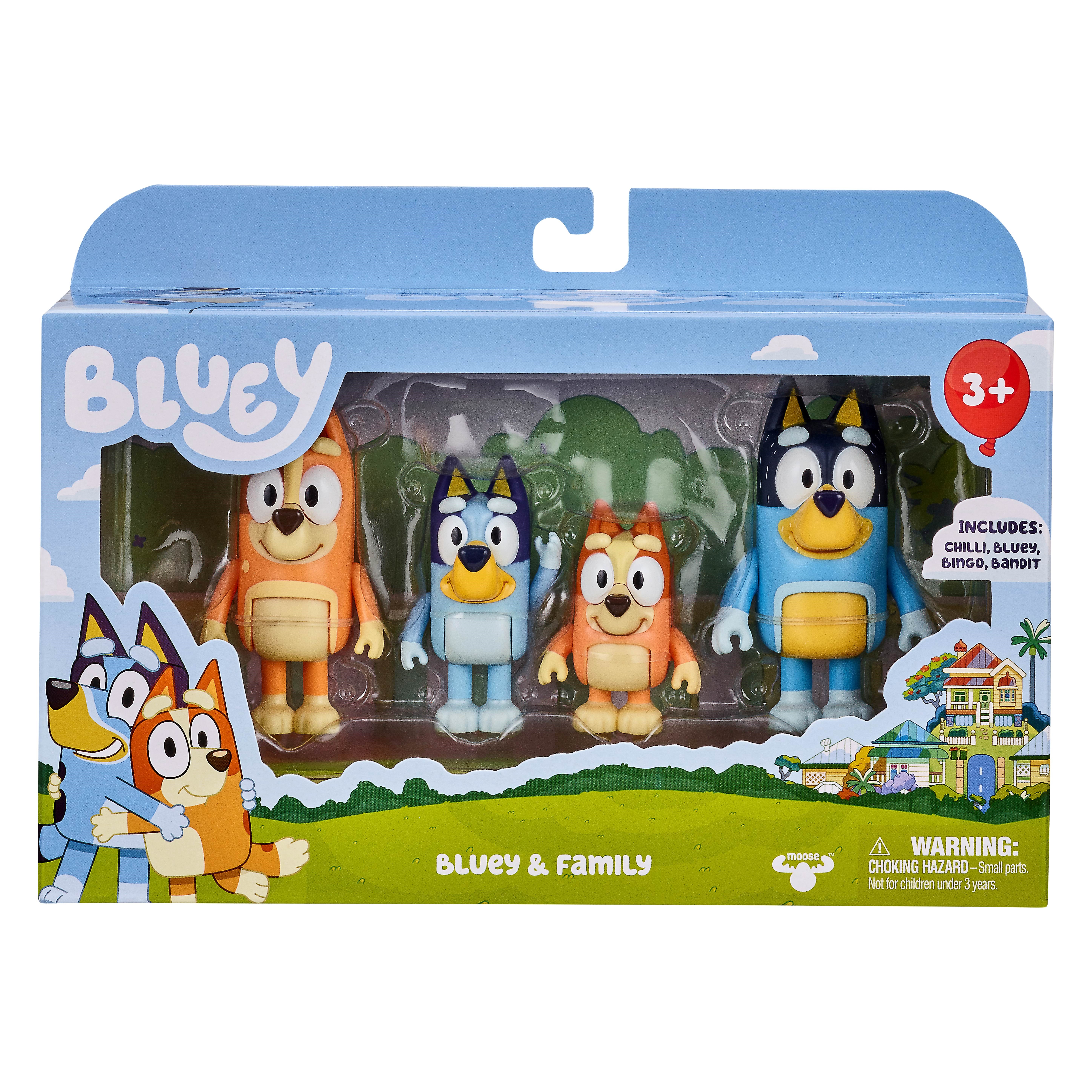 Bluey 4 Pcs Figure Pack - Figuren 90077