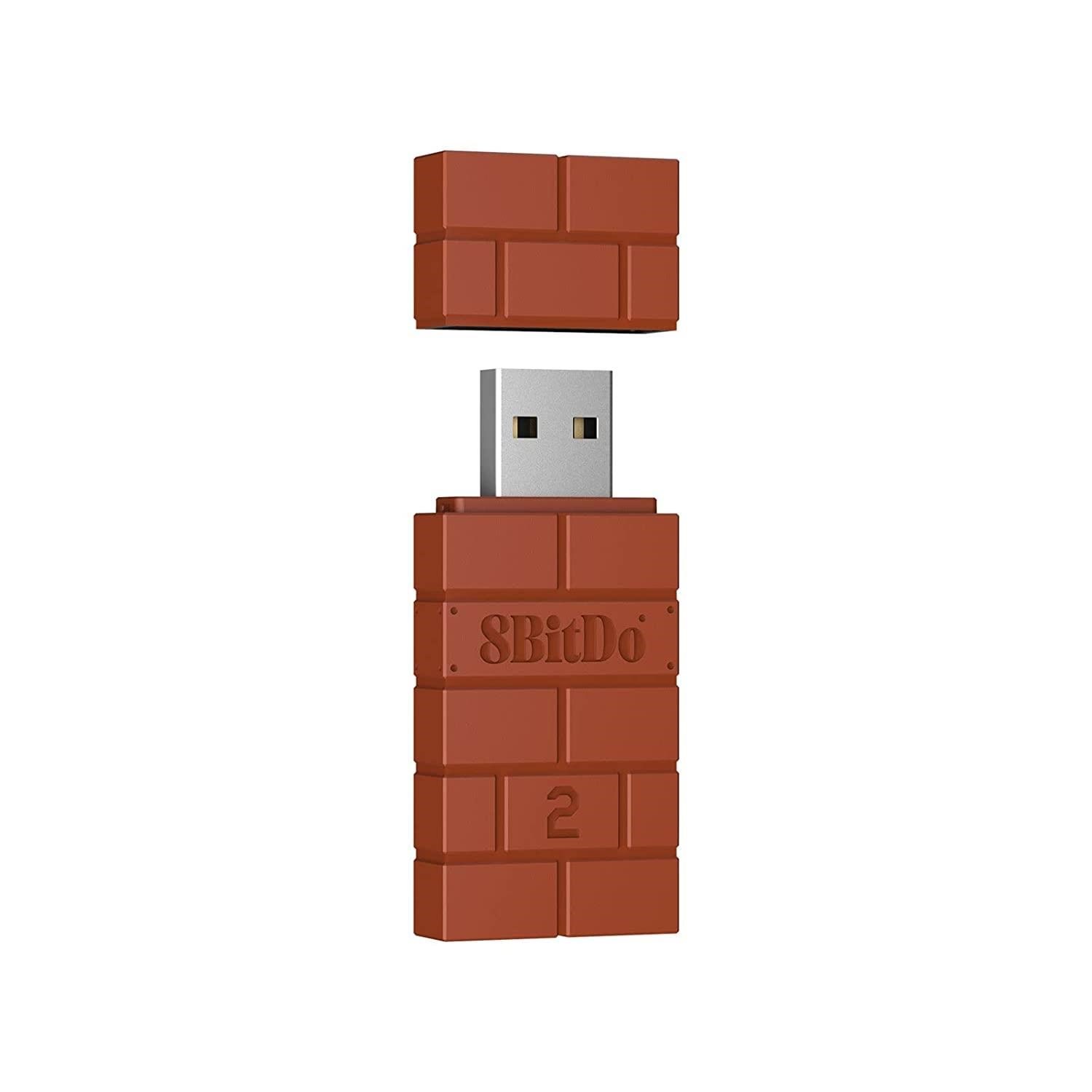 8bitdo Usb Wireless Adapter 2 - Brown - Wireless - Nintendo Switch - Gaming Zubehoer