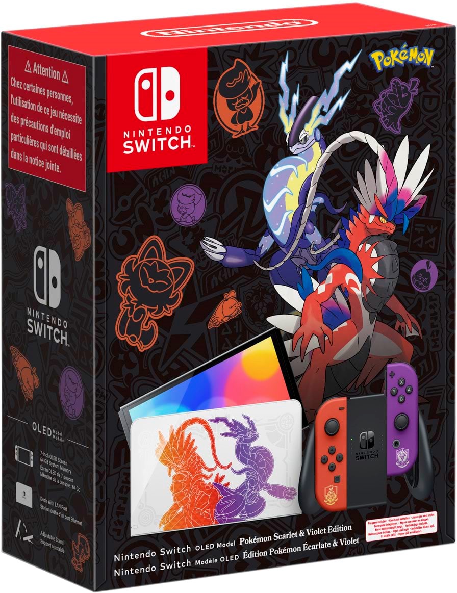 Nintendo Switch Oled Pokémon Scarlet & Violet Edition - Spielkonsolen 0045496453558