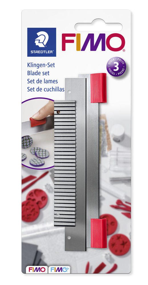 Staedtler Accessory Fimo Blade Set Mixed 3pcs - Hobby Zubehoer 8700 04