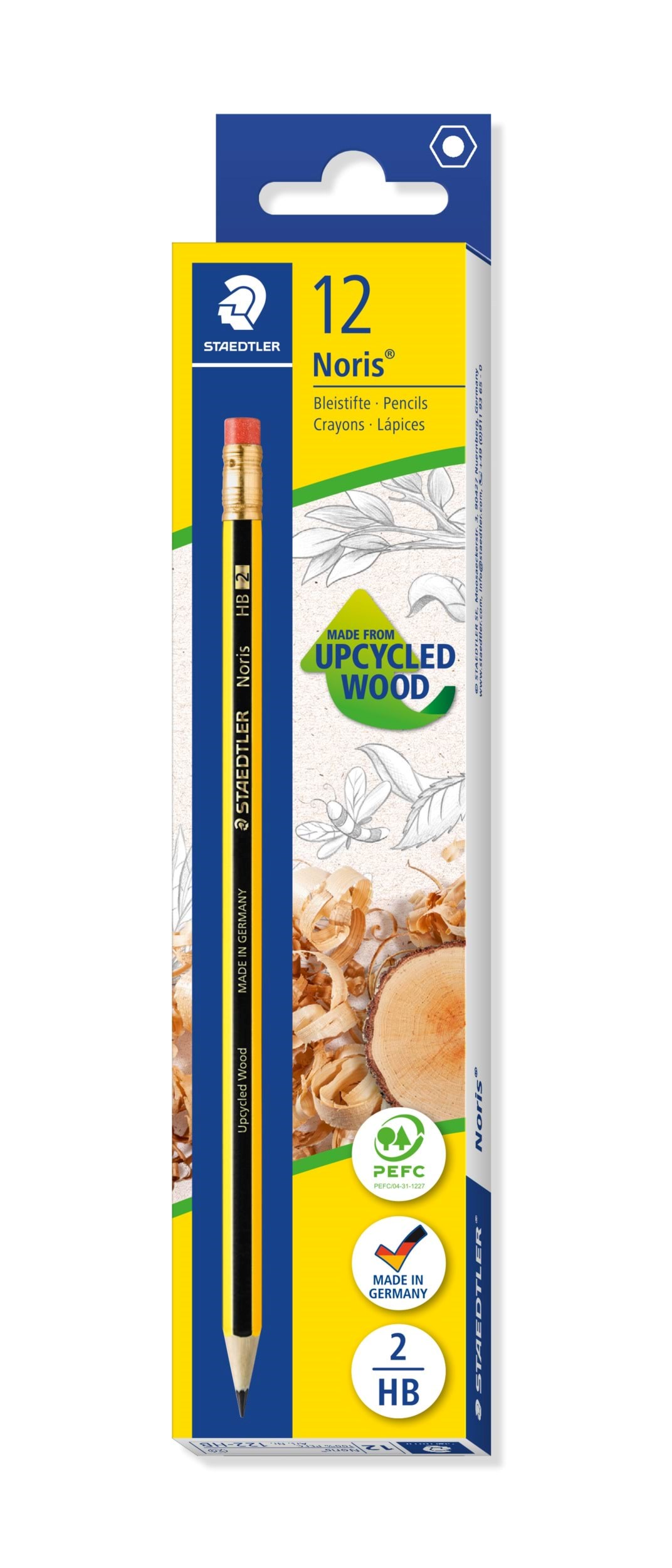 Staedtler Pencil Noris HB With Tip 12 Pcs. - Utensilien Zum Schreiben Und Zeichnen 122-hb