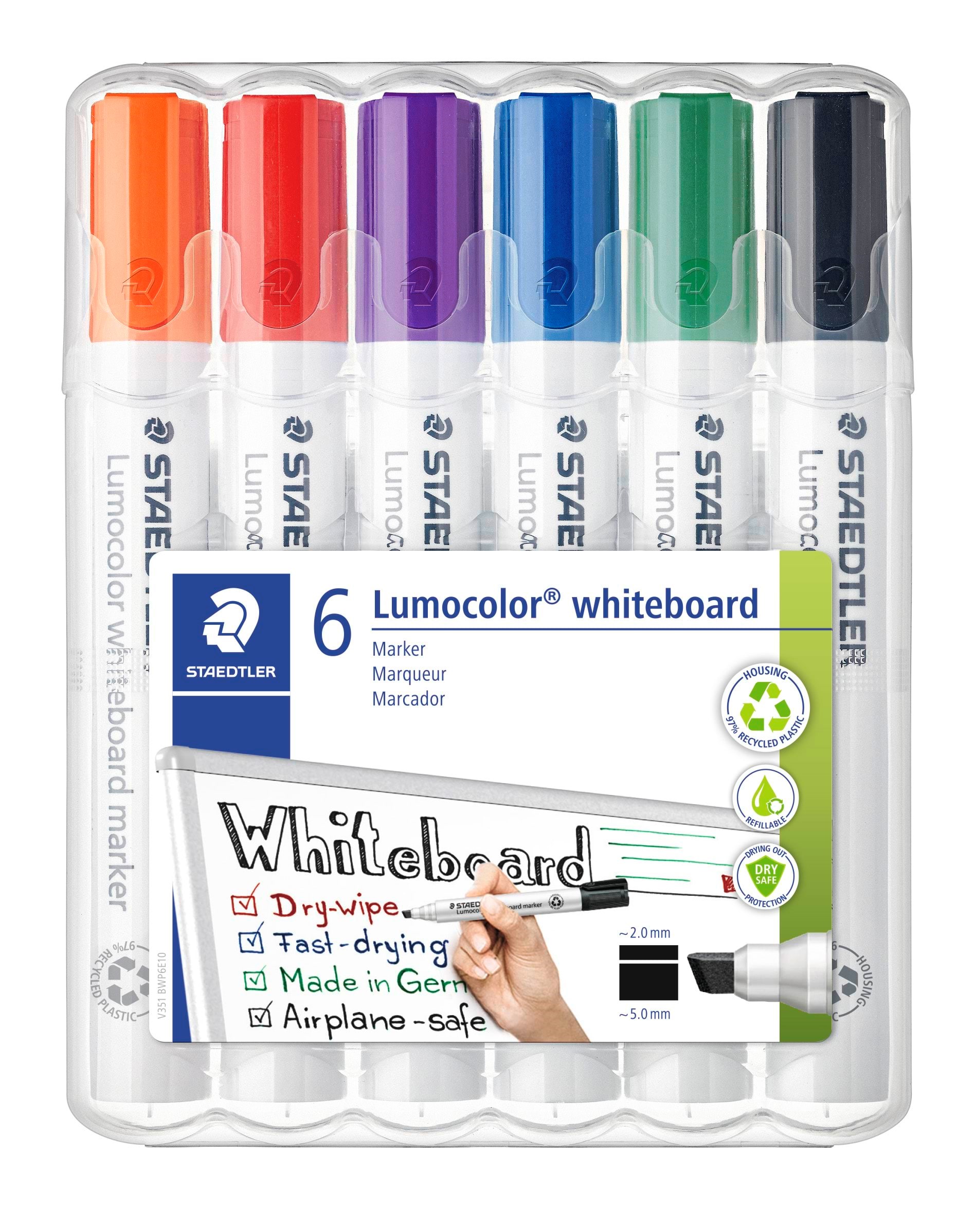 Staedtler Whiteboard Marker Lumoc. 6pcs.Box - Konferenz Und Praesentation