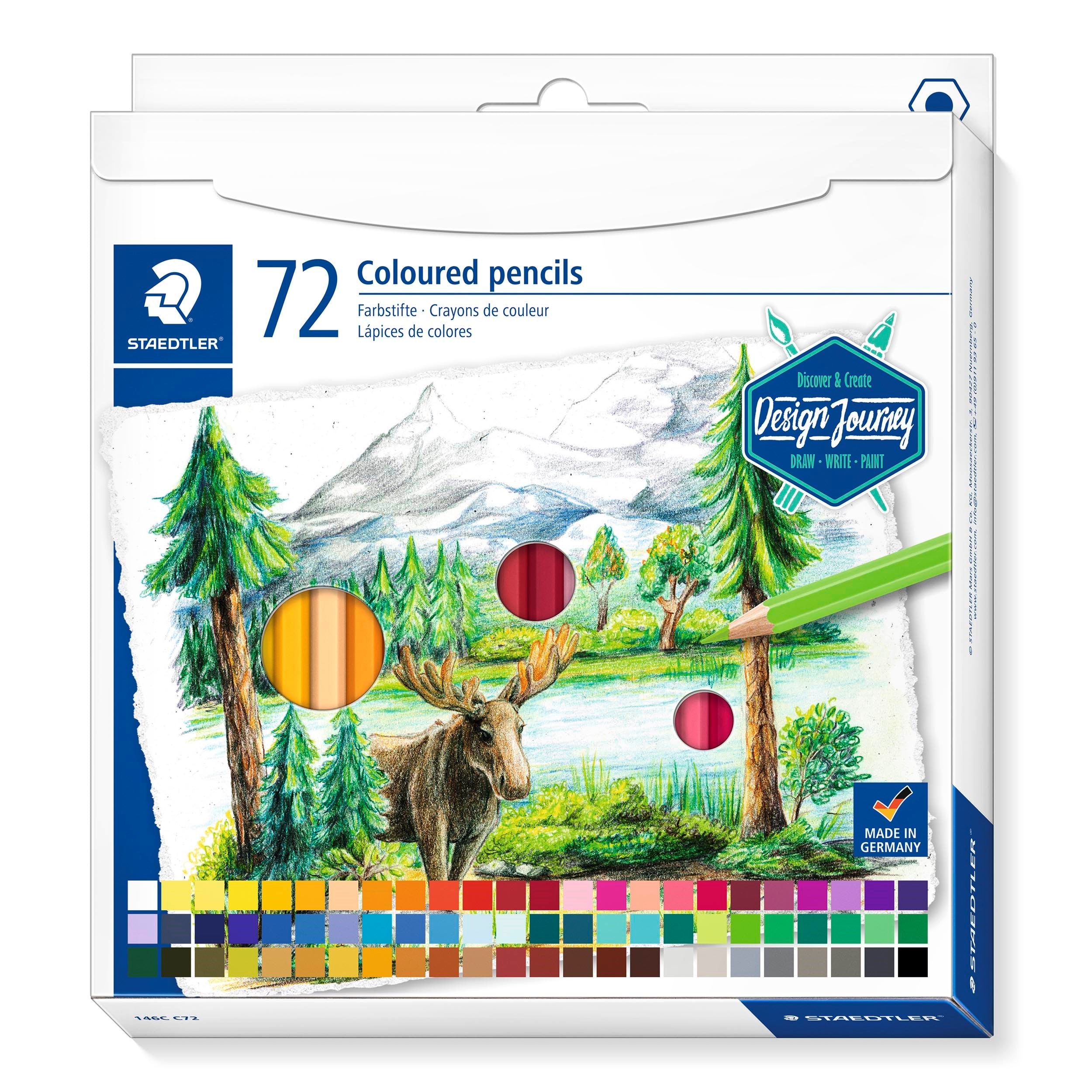Staedtler Coloured Pencil 72pcs 100% Pefc - Utensilien Zum Schreiben Und Zeichnen Farbstift 146c C72