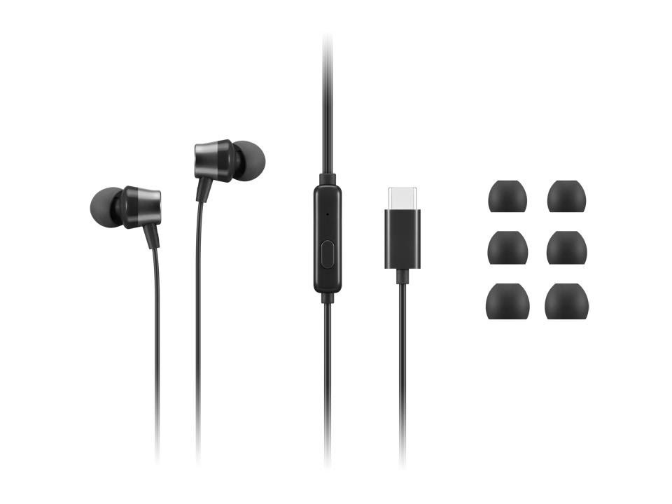 Kopfhörer - Lenovo Usb-c Wired In-ear Headphones - Kopfhoerer/headsets 4xd1j77351