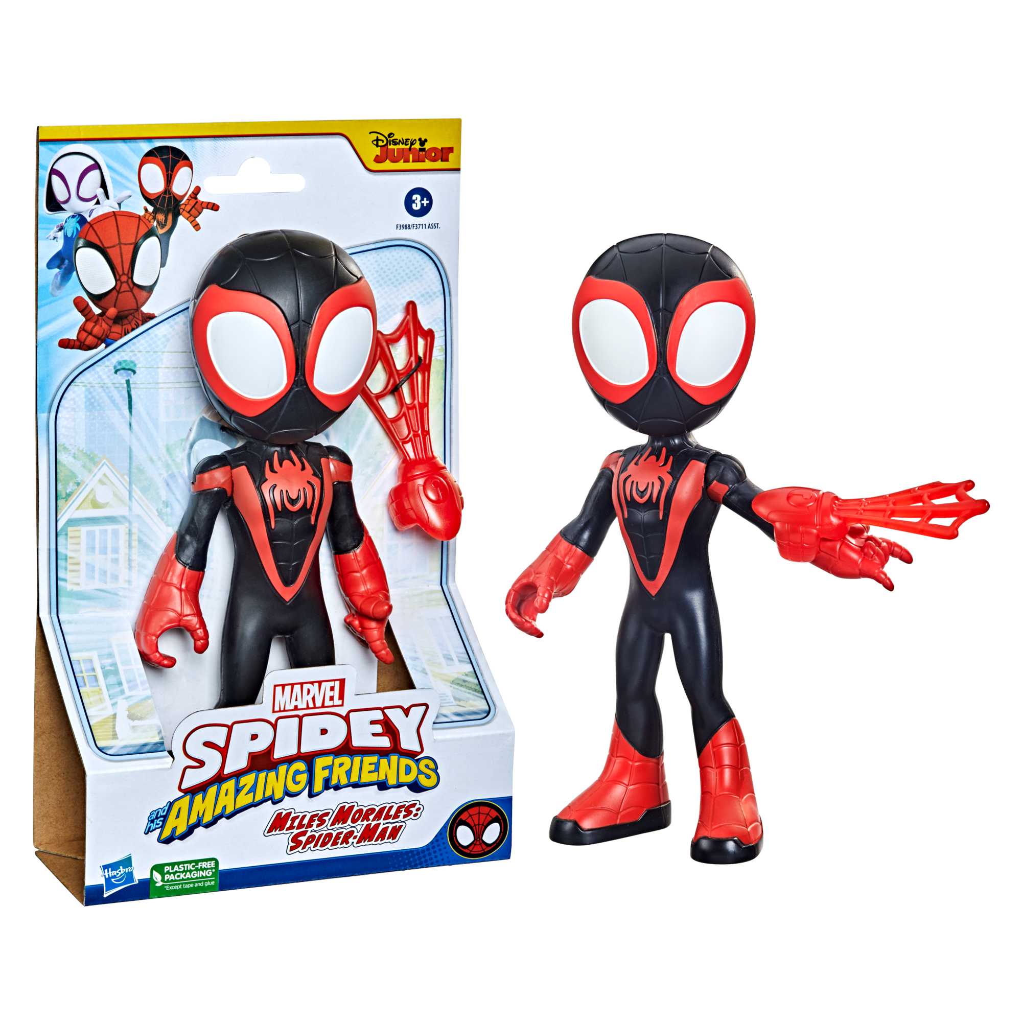 Spidey And His Amazing Friends Supergroße Miles Morales: Spider-man Figur - Figuren F39885x0