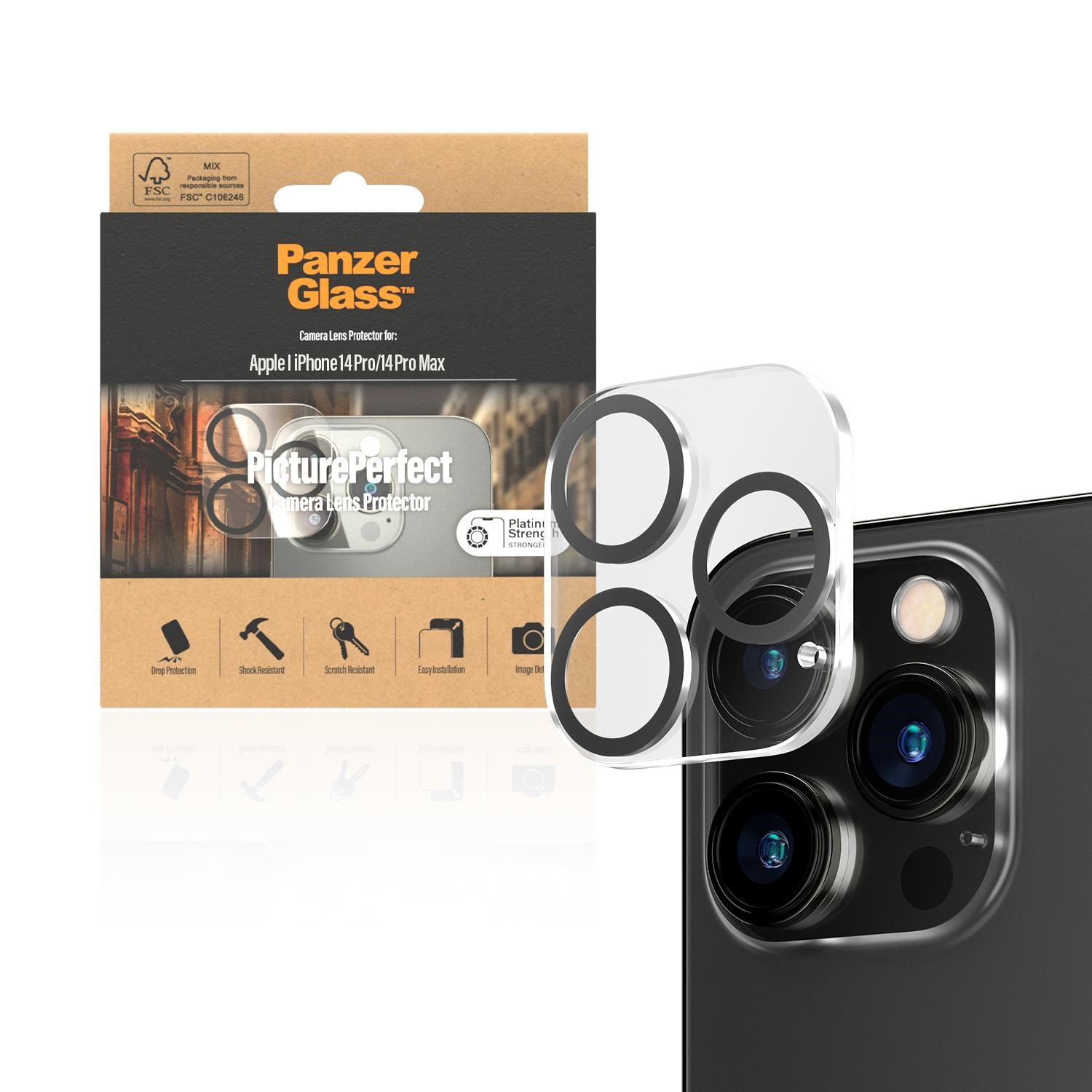 Panzerglass Pictureperfect Camera Lens Protector Apple Iphone 14 Pro | 14 Pro Max - Handys Schutzfolie Panzer0400