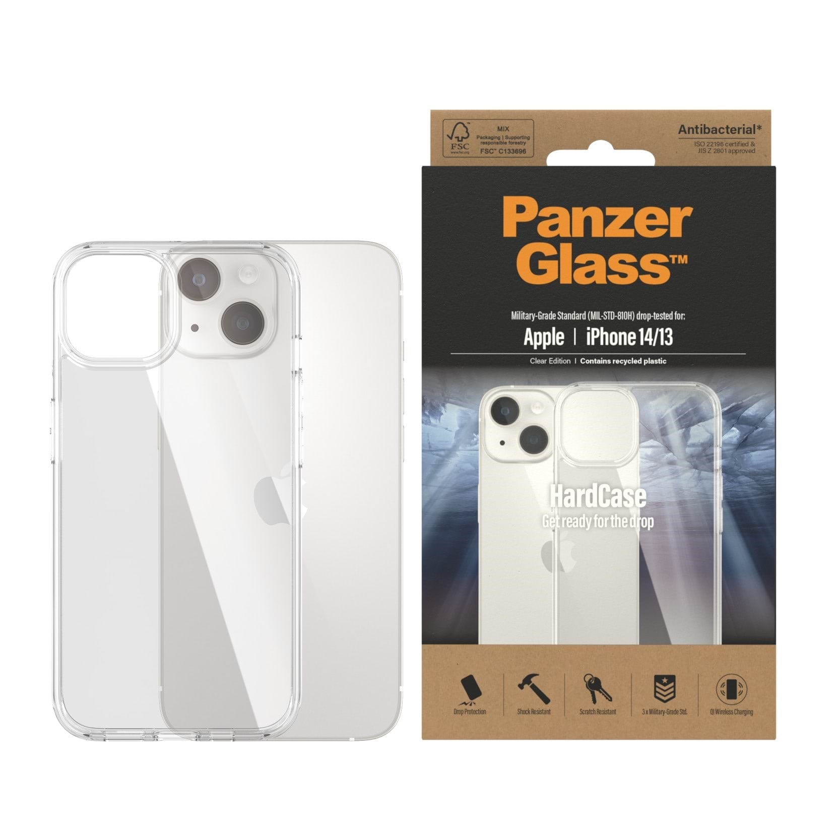 Panzerglass Hardcase Apple Iphone 14 | 13 | Clear - Handys Cover Cases Panzer0401
