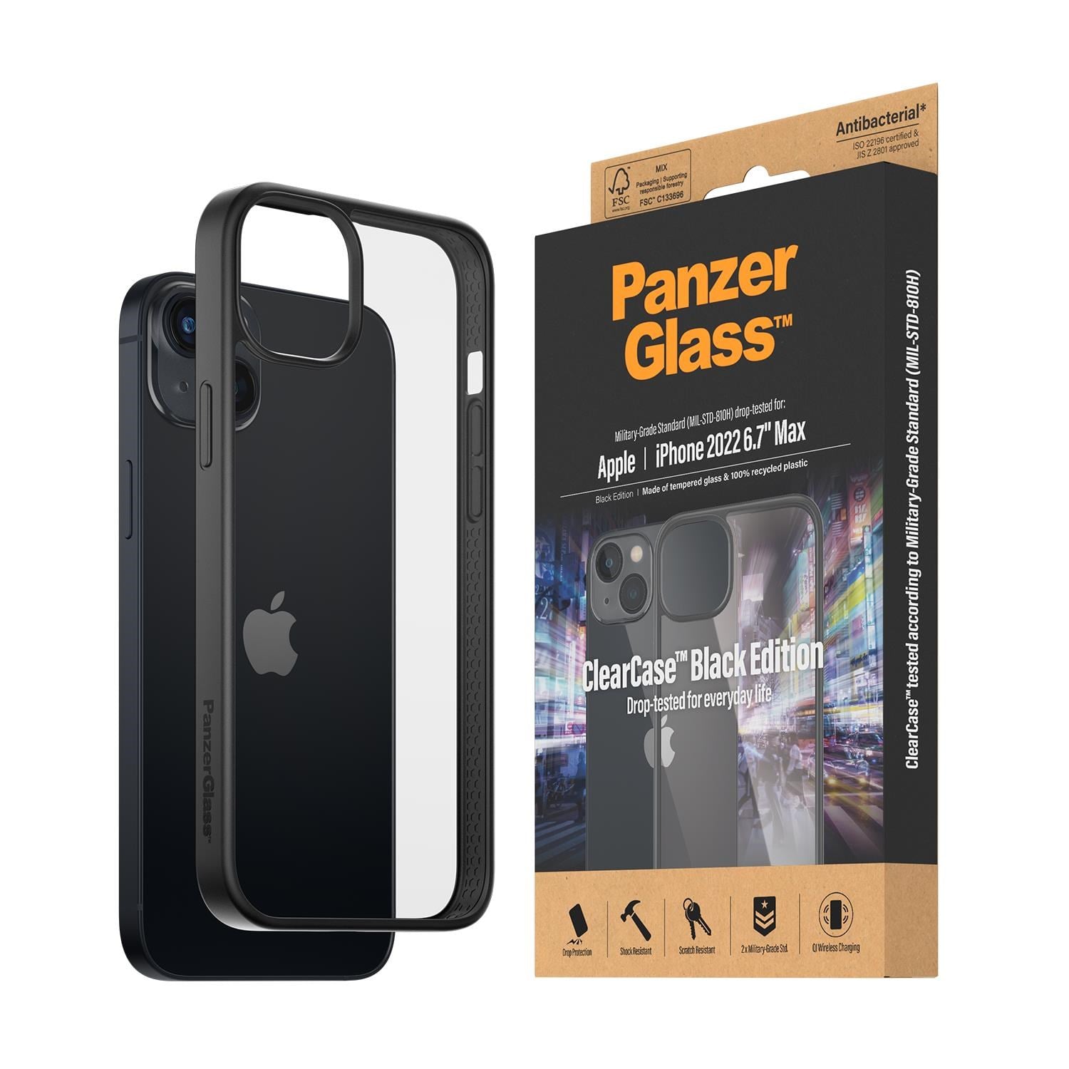 Panzerglass Clearcase Apple Iphone 14 Plus | Black - Handys Cover Cases Panzer0407