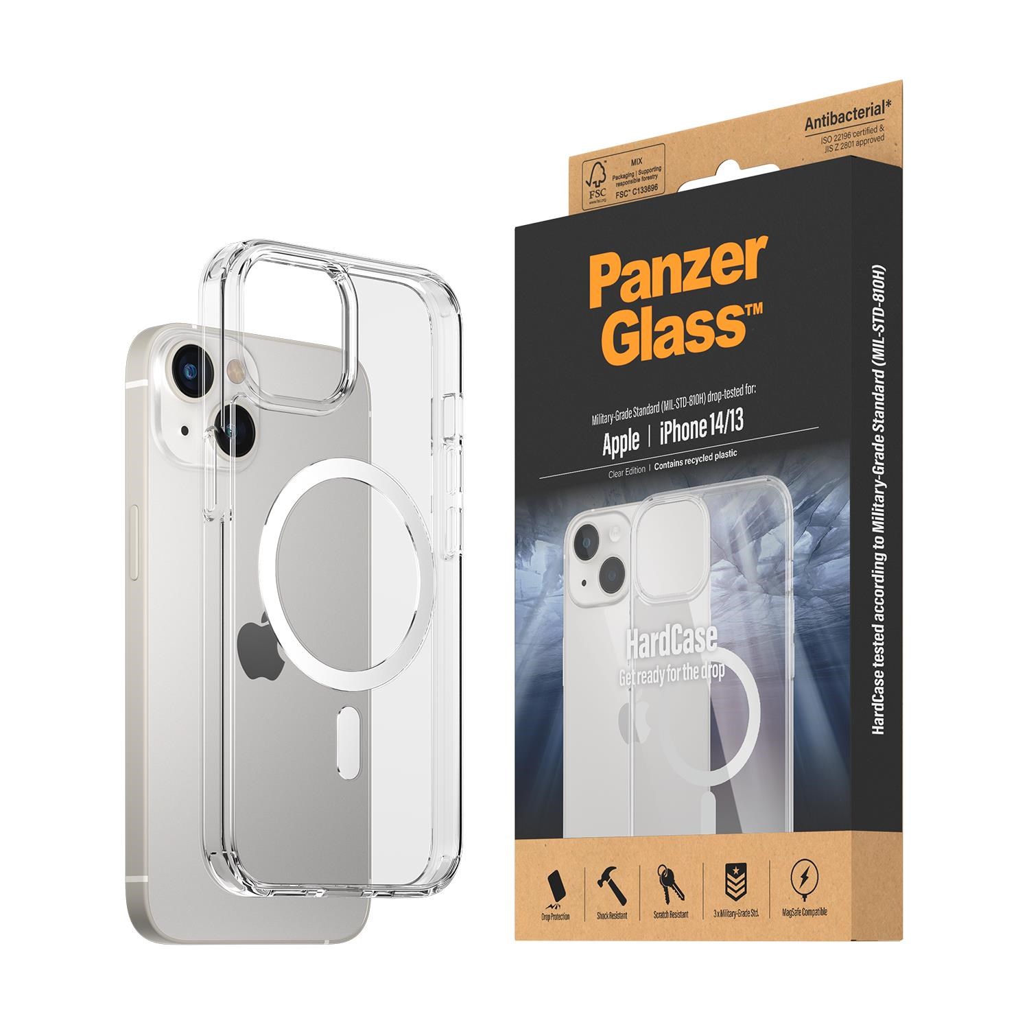 Panzerglass Hardcase Magsafe Compatible Apple Iphone 14 | 13 | Clear - Handys Cover Cases Panzer0409