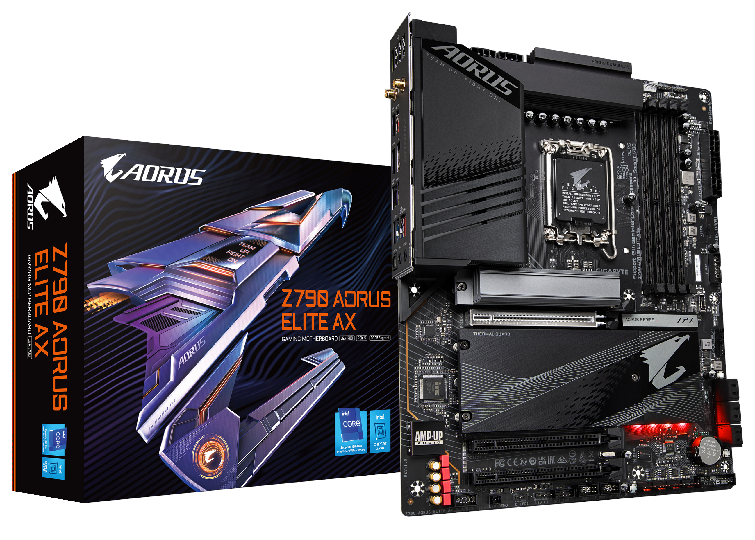 Gigabyte Z790 Aorus Elite AX Mainboard - Intel Z790 - Intel Lga1700 - Ddr5 Ram - Atx