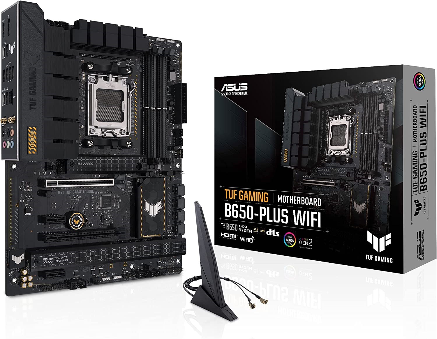 Asus Tuf Gaming B650-plus Wifi Mainboard - Amd B650 - Amd Am5 - Ddr5 Ram - Atx