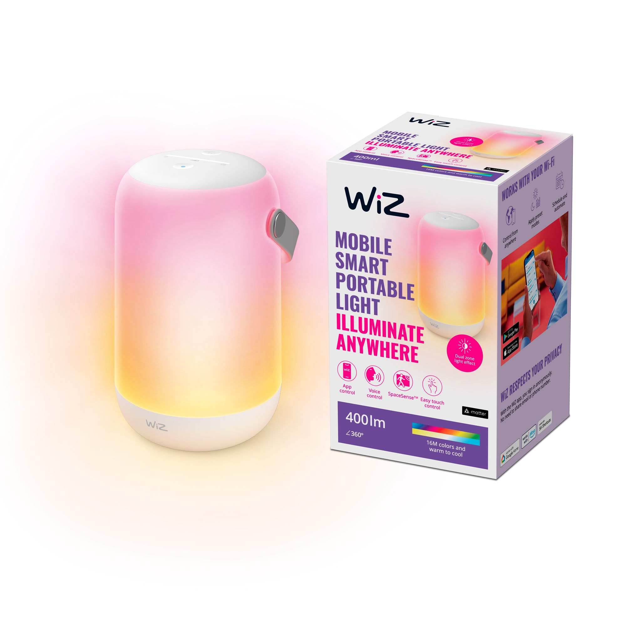 Wiz Mobil-lampe - Smart Home