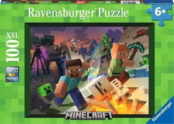 Ravensburger Monster Minecraft Xxl 100 Pcs - Puzzle