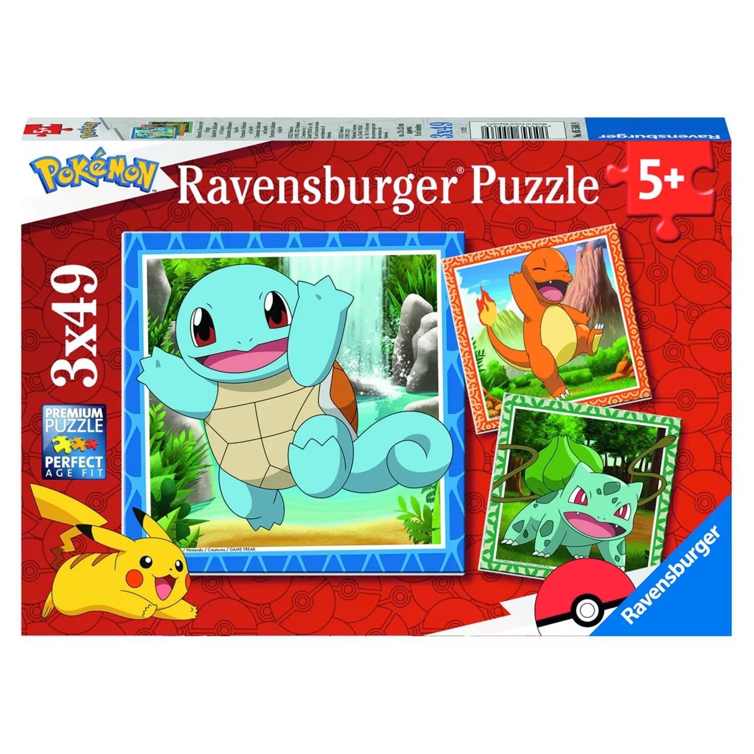 Ravensburger Pokemon 3x 49pcs - Puzzle