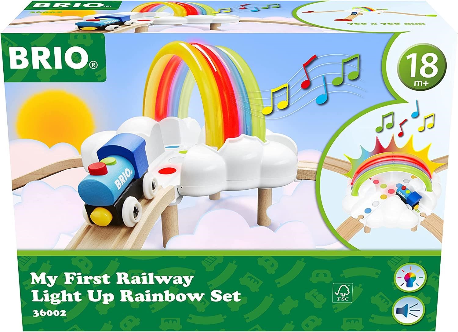 Brio My First Railway Light Up Rainbow Set - Brio Train R_63600200