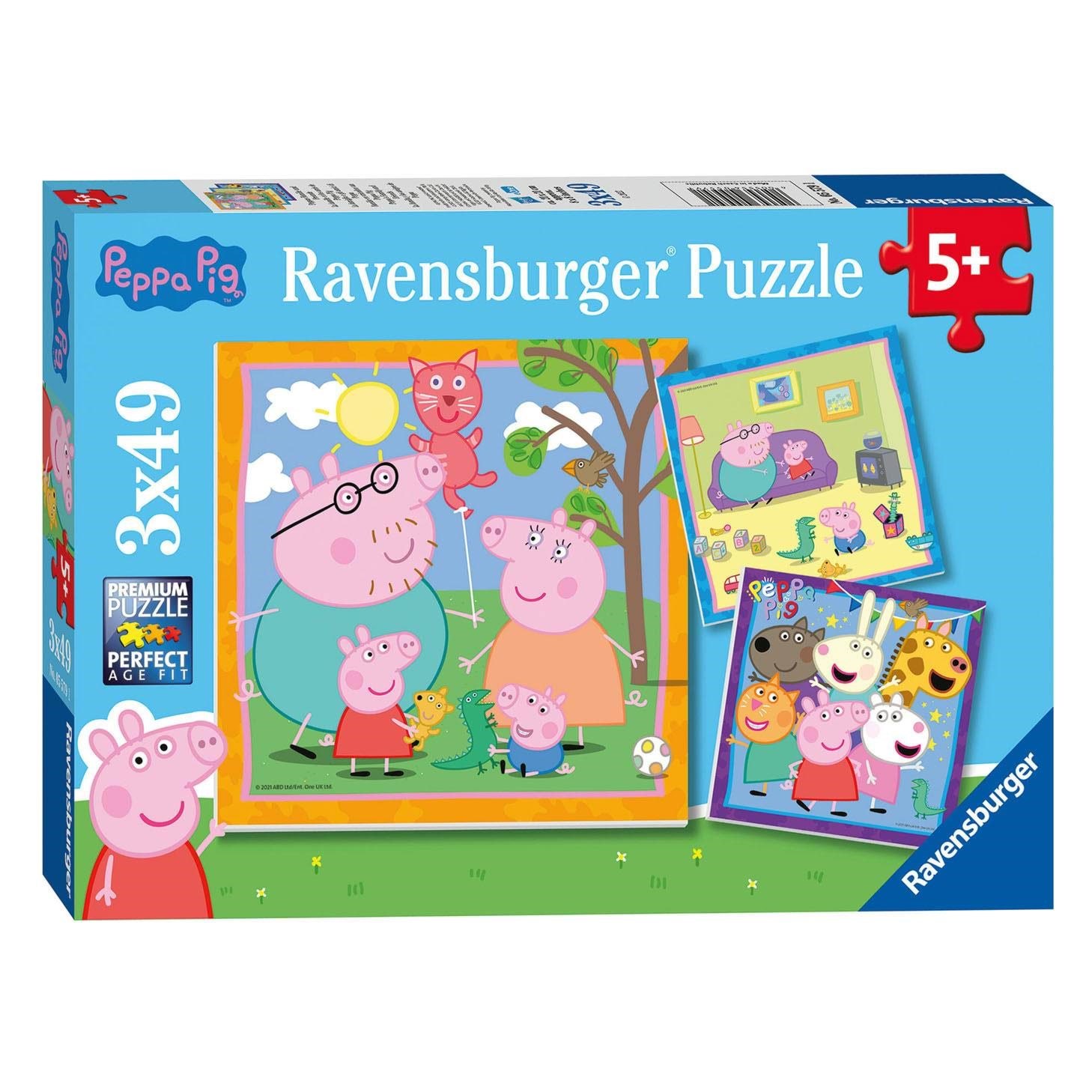 Ravensburger Peppa Pig 3x49pcs - Puzzle 55791
