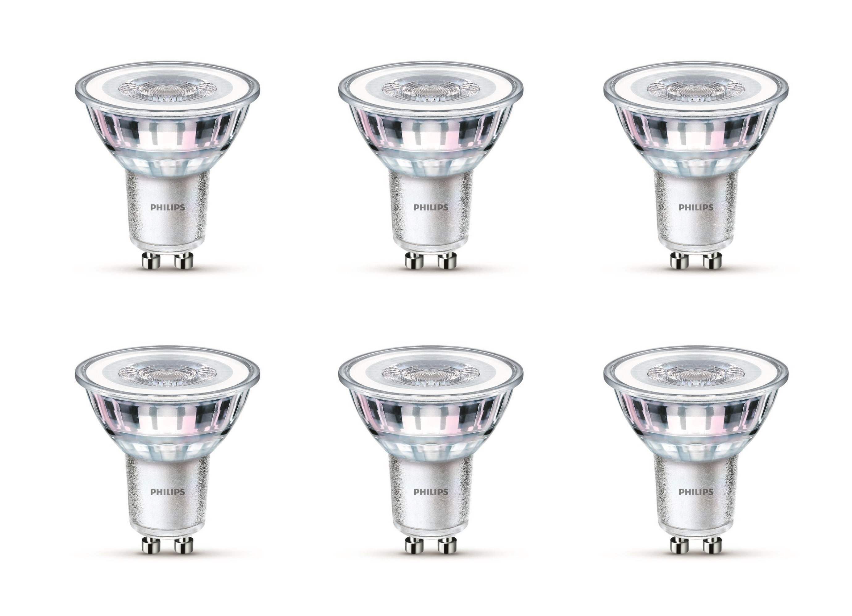 Philips Led-lampe Ledclassic 3.5w/827 (35w) 6-pack Gu10 - Led Birnen