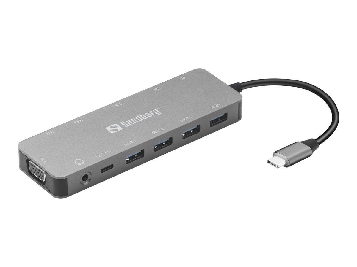 Sandberg Usb-c 13-in-1 Travel Dock - Dockingstationen 136-45