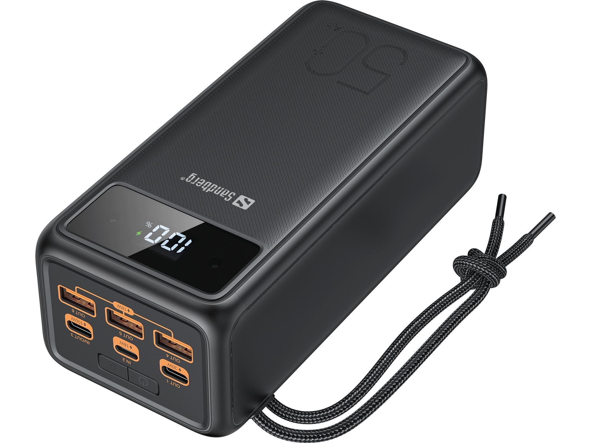 Sandberg Powerbank Usb-c PD 130w 50000 Mah - 50000 Mah - Powerbank Akku Schwarz 420-75